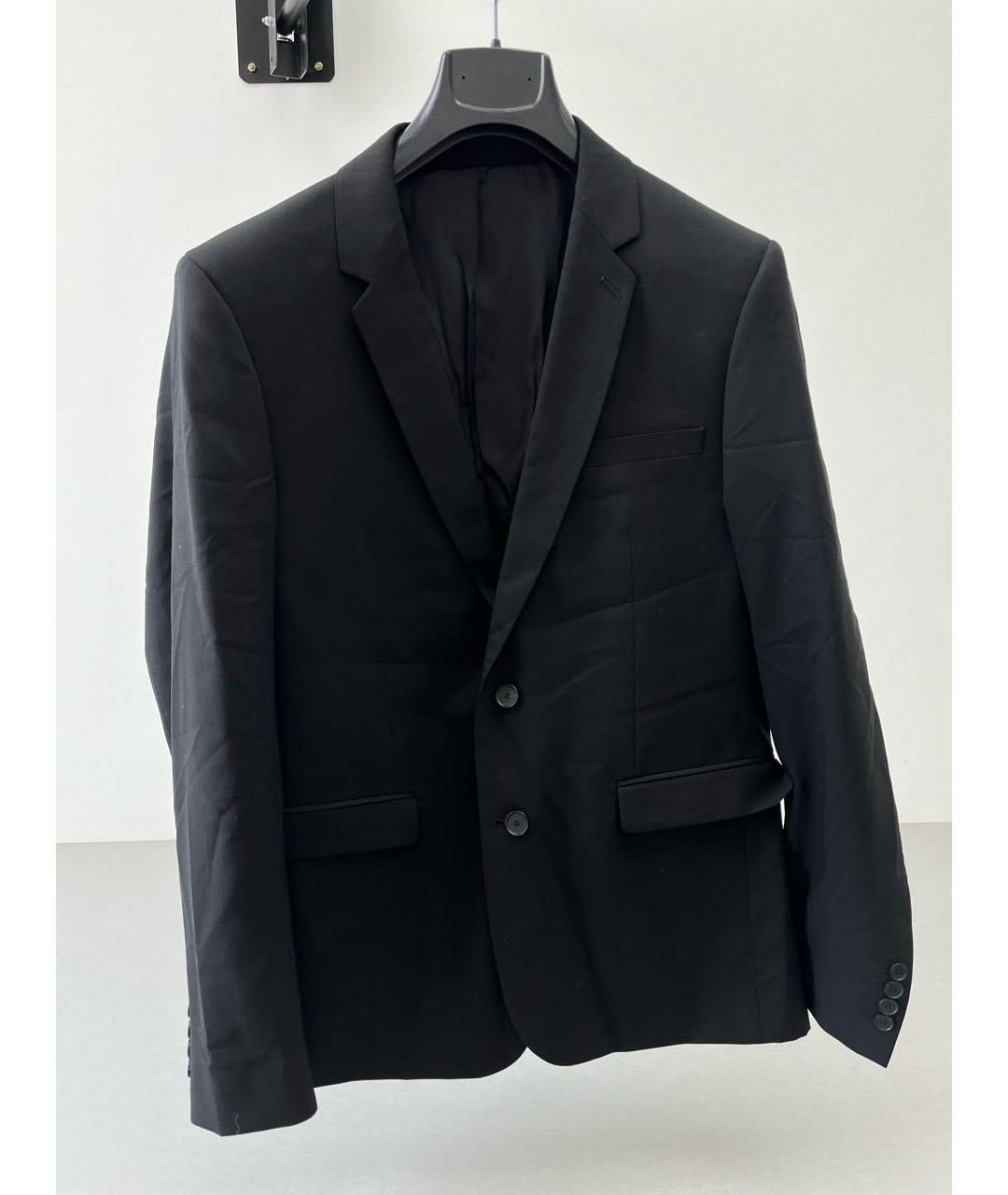SANDRO Черный шерстяной жакет/пиджак, фото 8