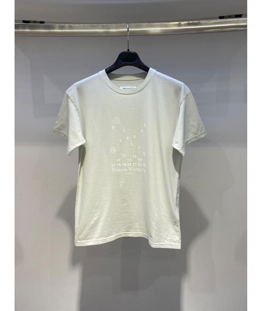 MAISON MARGIELA Бежевая футболка, фото 3