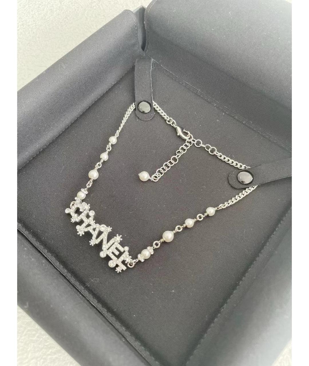 CHANEL Серебряная металлическая подвеска, фото 3