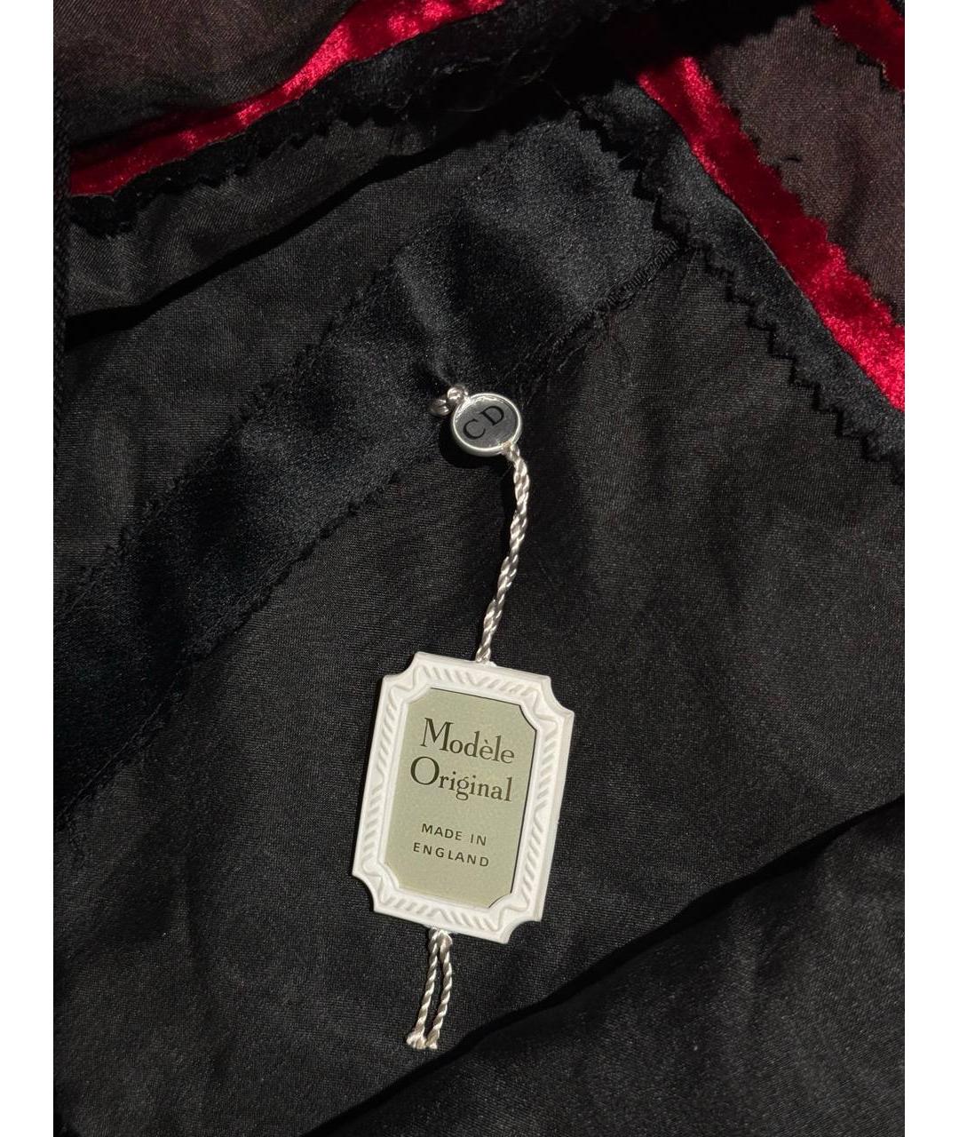 CHRISTIAN DIOR Бордовое бархатное вечернее платье, фото 9