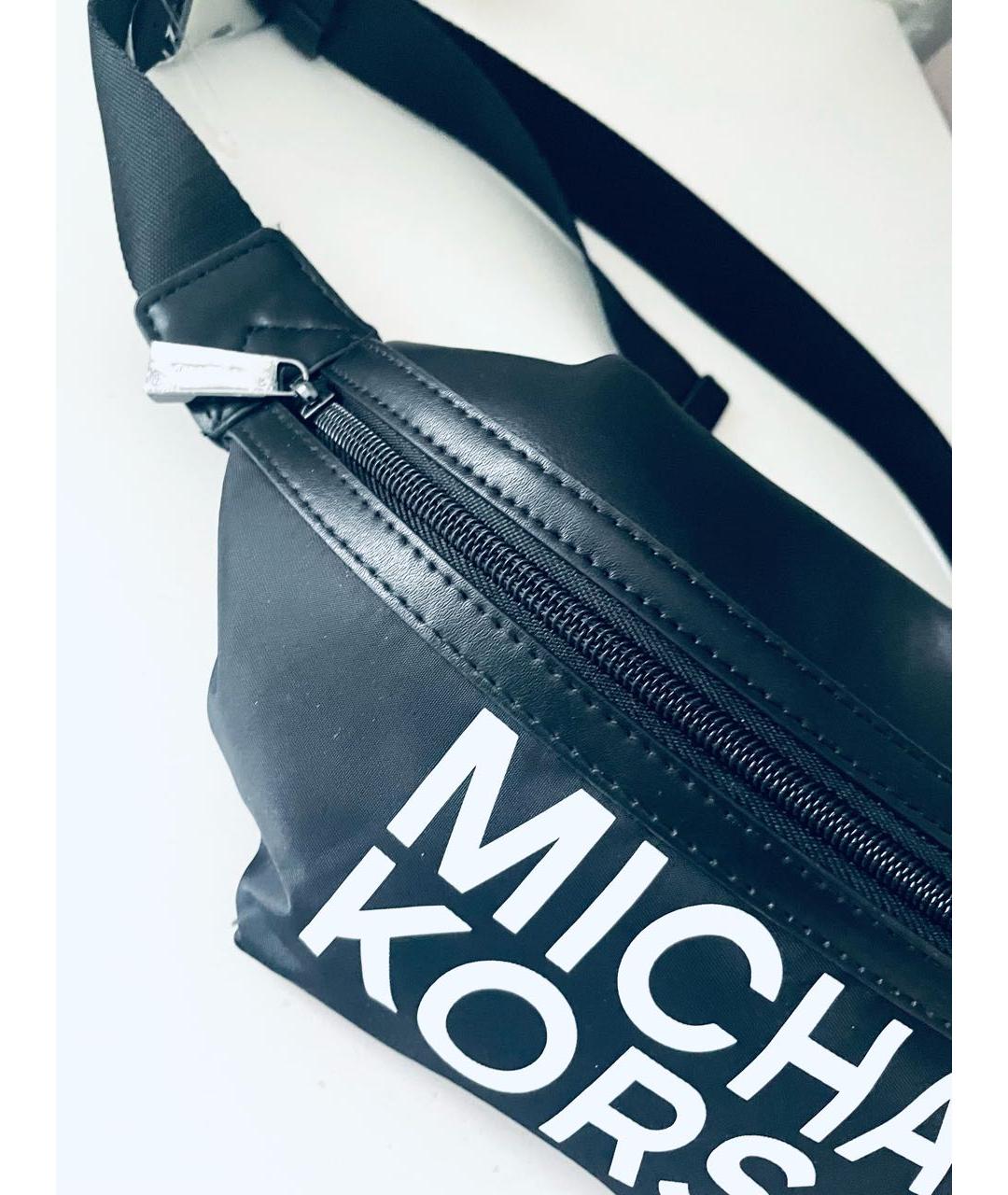 MICHAEL KORS Черная поясная сумка, фото 3