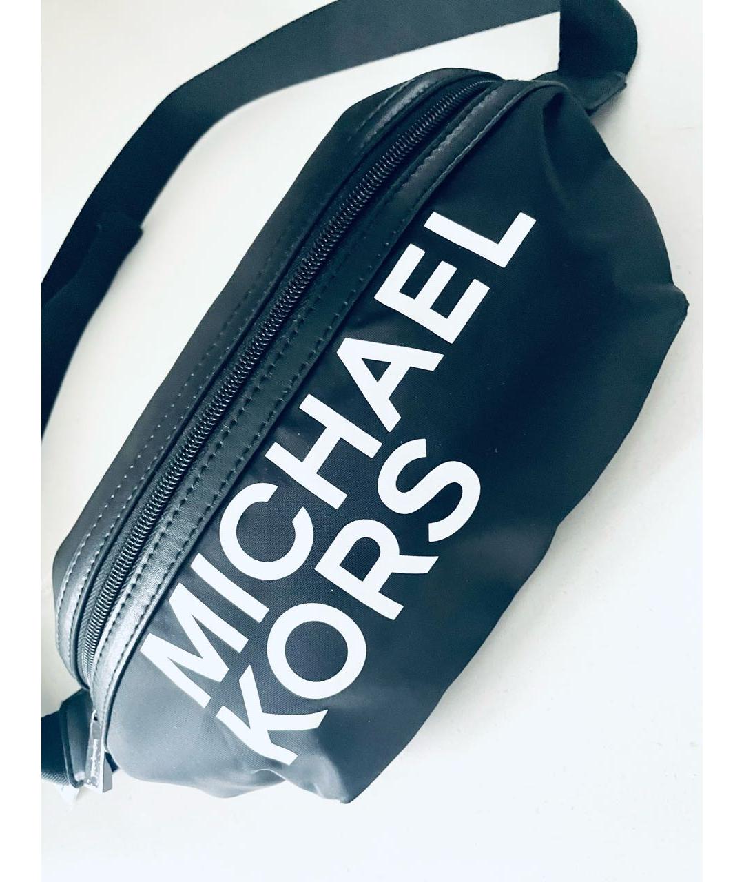 MICHAEL KORS Черная поясная сумка, фото 2