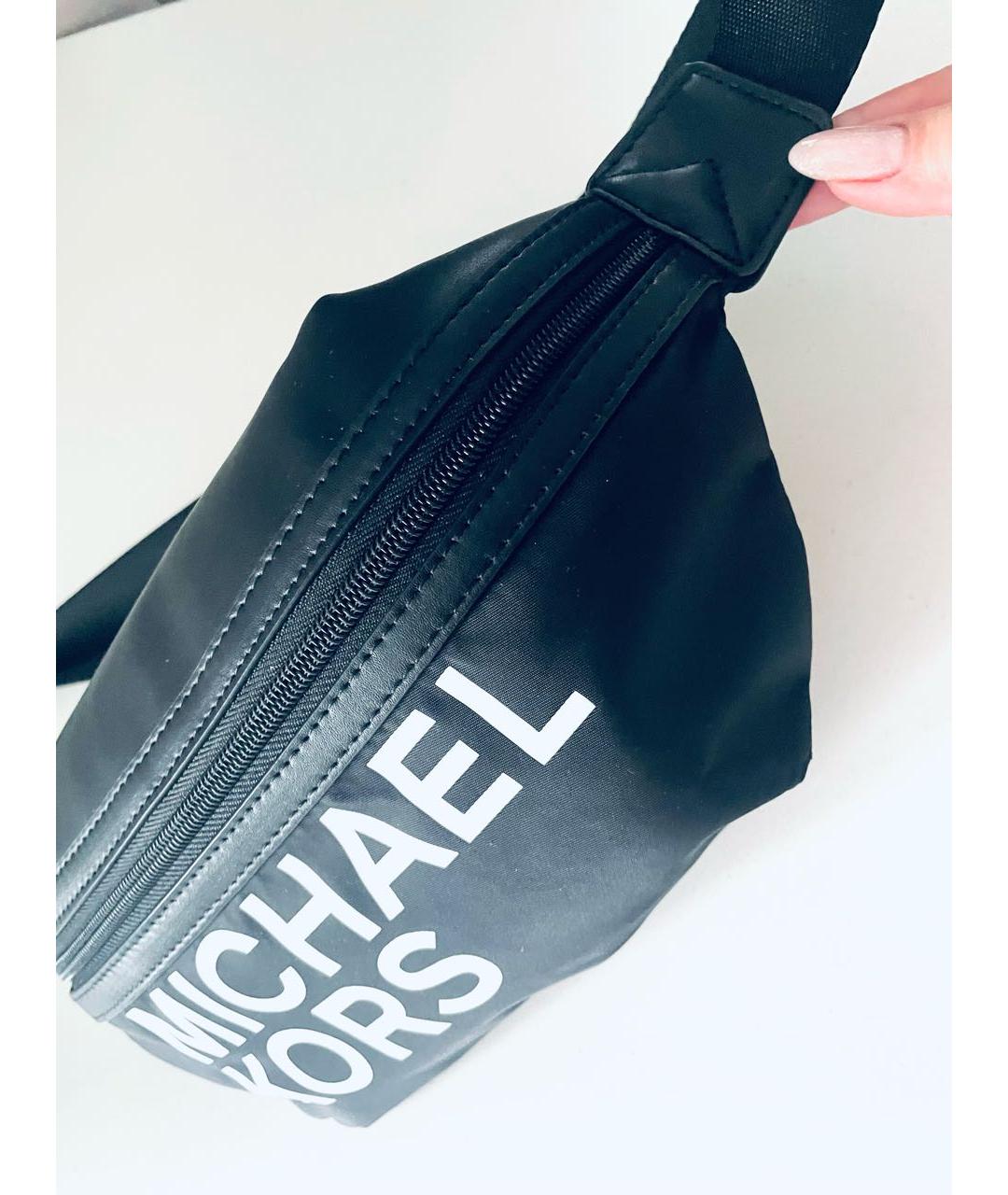 MICHAEL KORS Черная поясная сумка, фото 4
