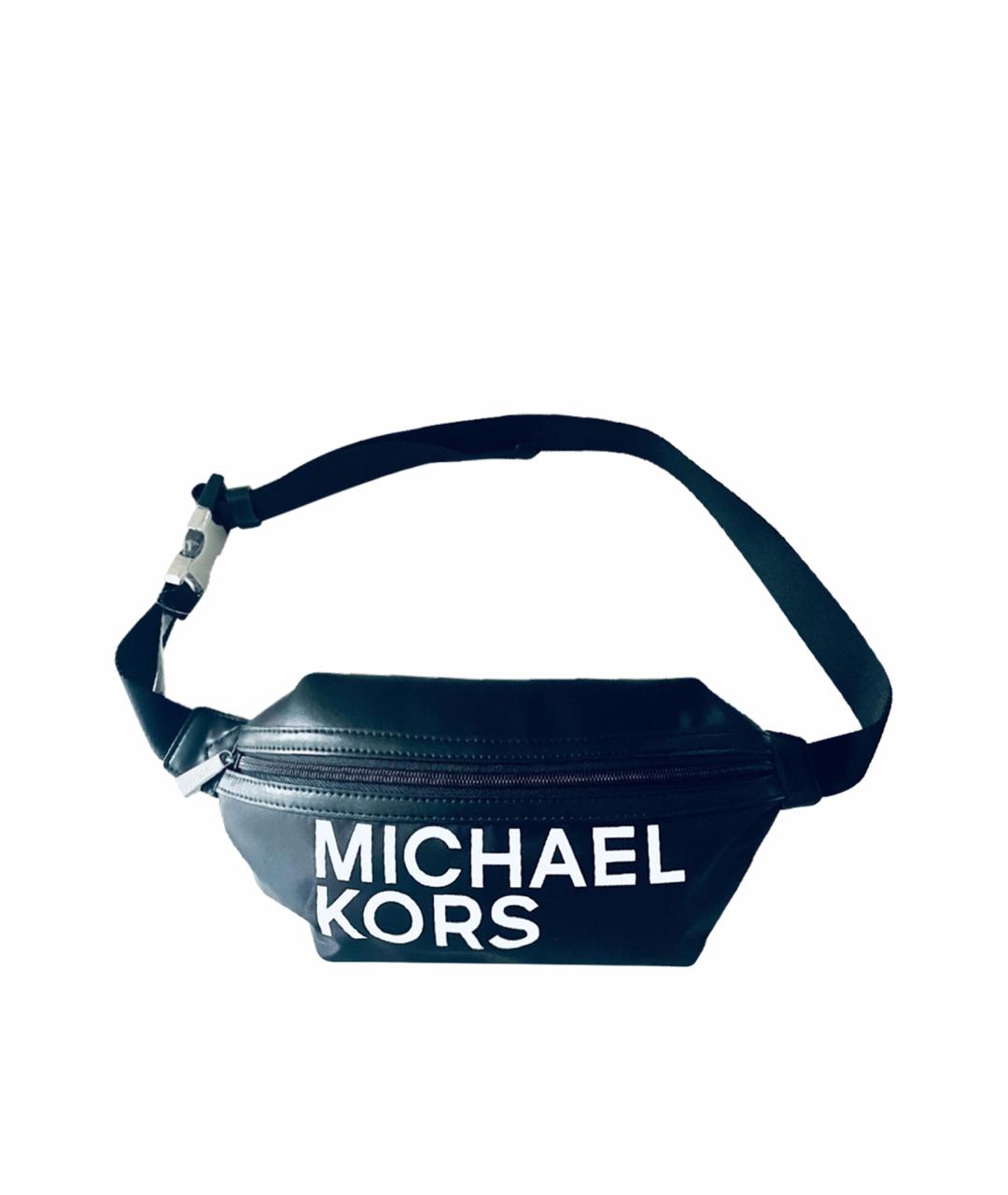 MICHAEL KORS Черная поясная сумка, фото 1