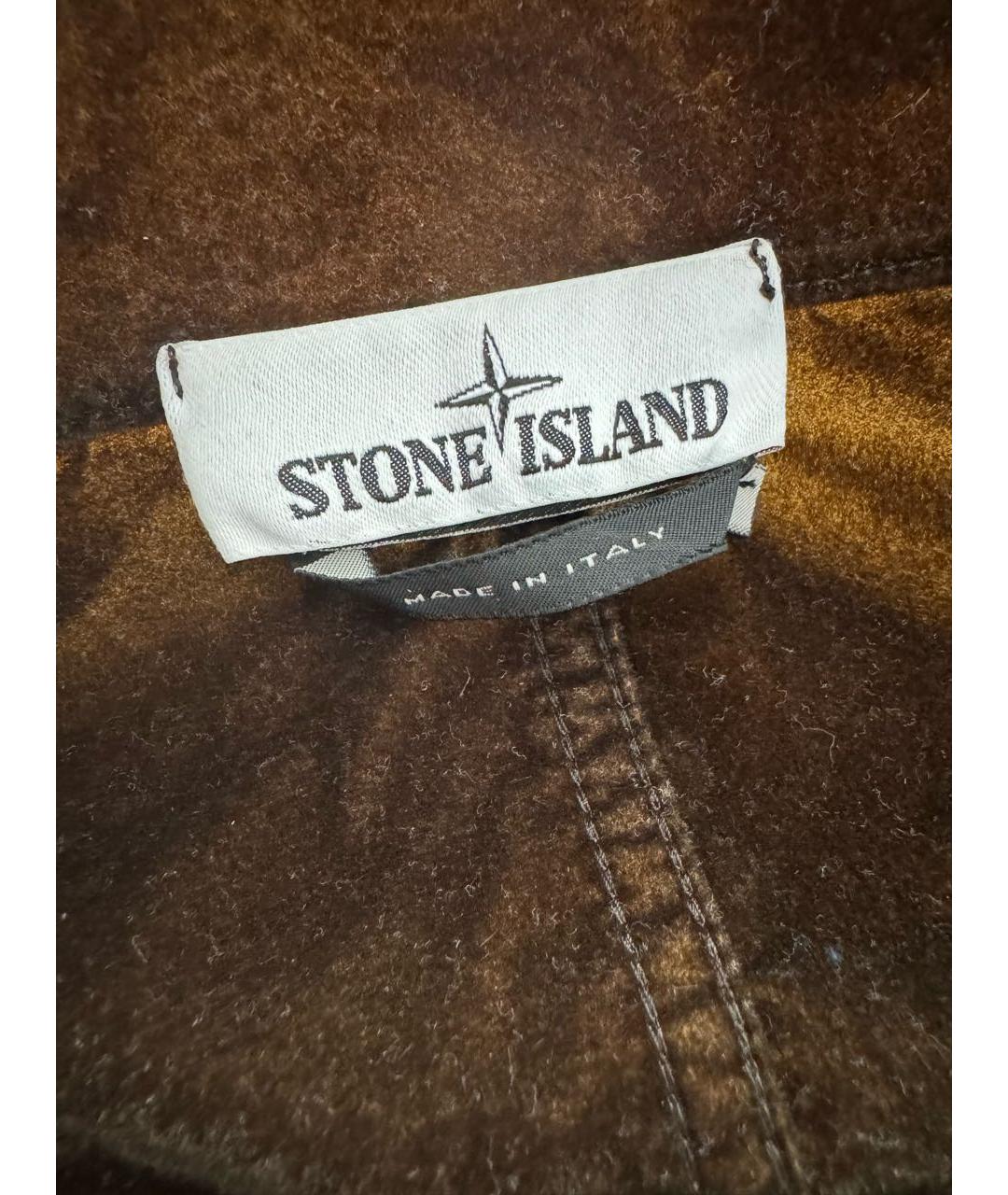 STONE ISLAND Хаки полиамидовая куртка, фото 4