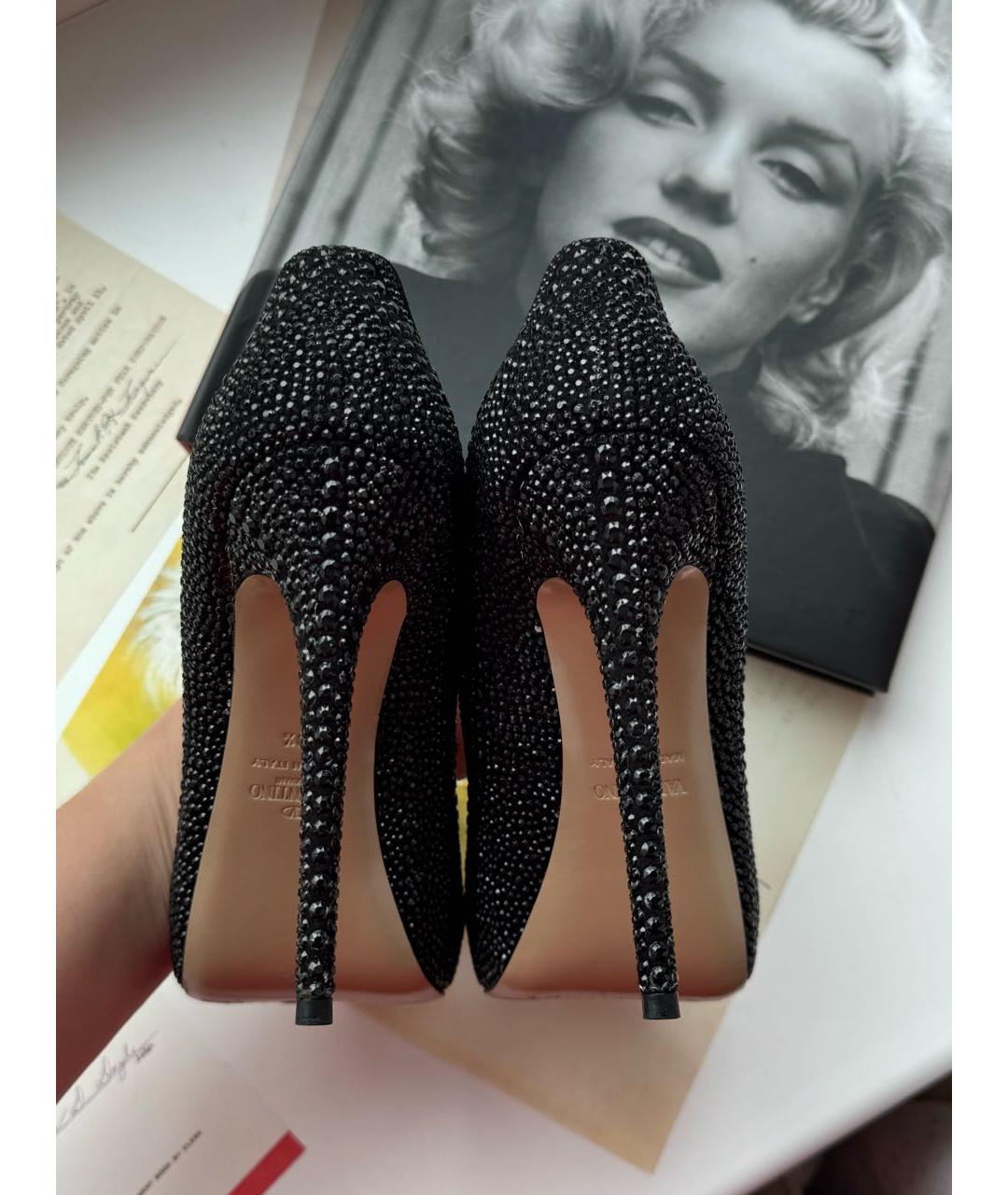 VALENTINO Черные замшевые туфли, фото 6