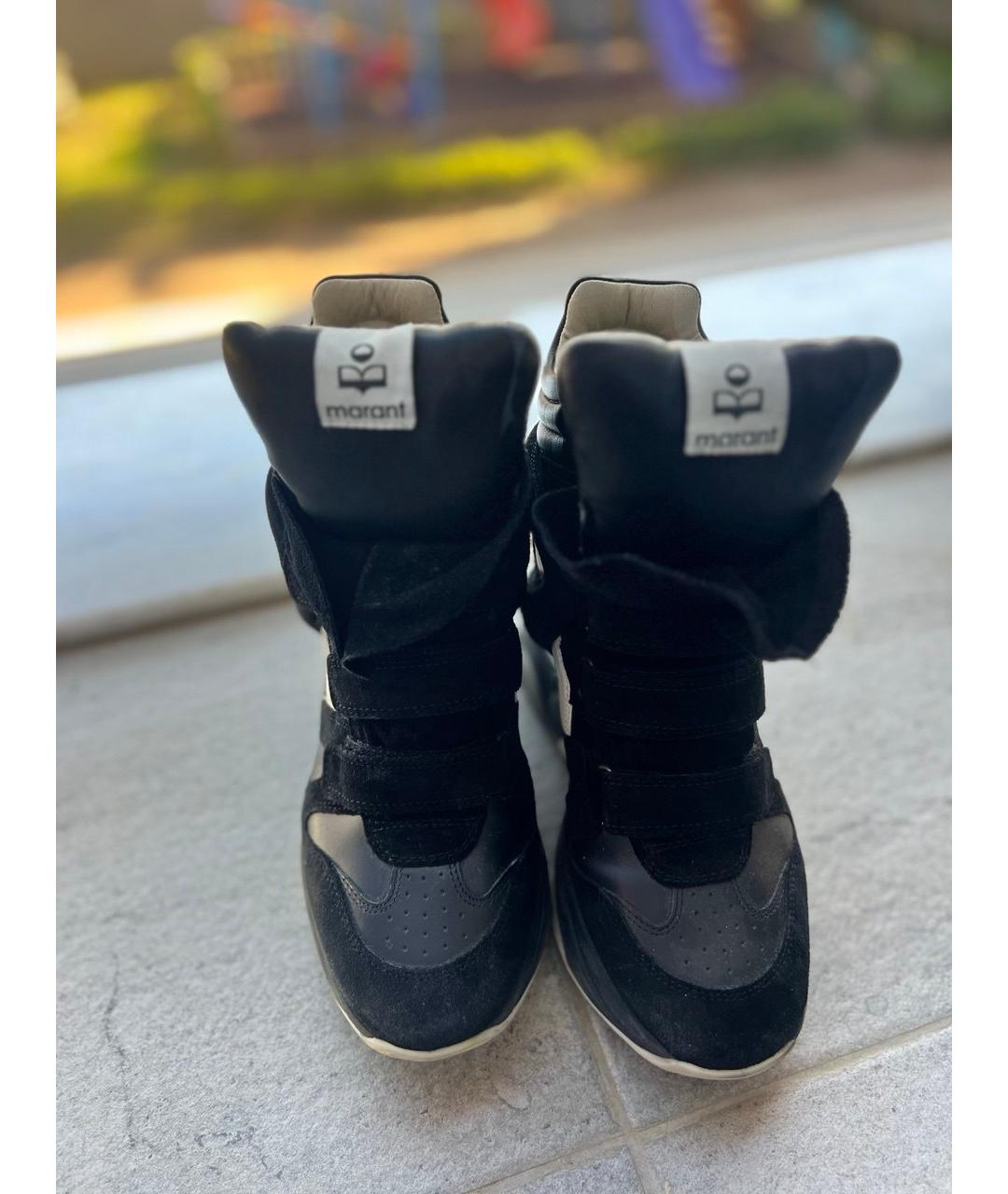 ISABEL MARANT Мульти замшевые кроссовки, фото 2