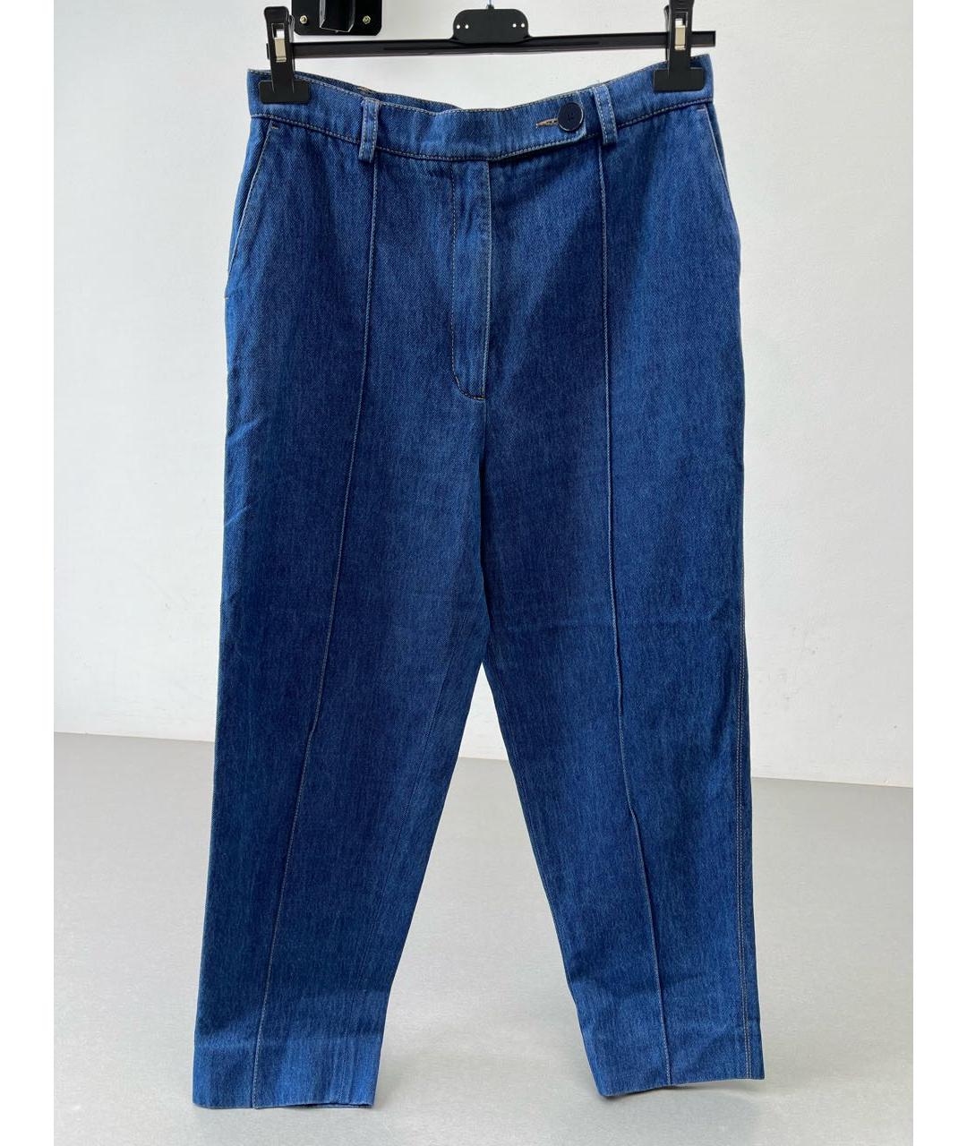 SANDRO Темно-синие хлопковые джинсы слим, фото 6