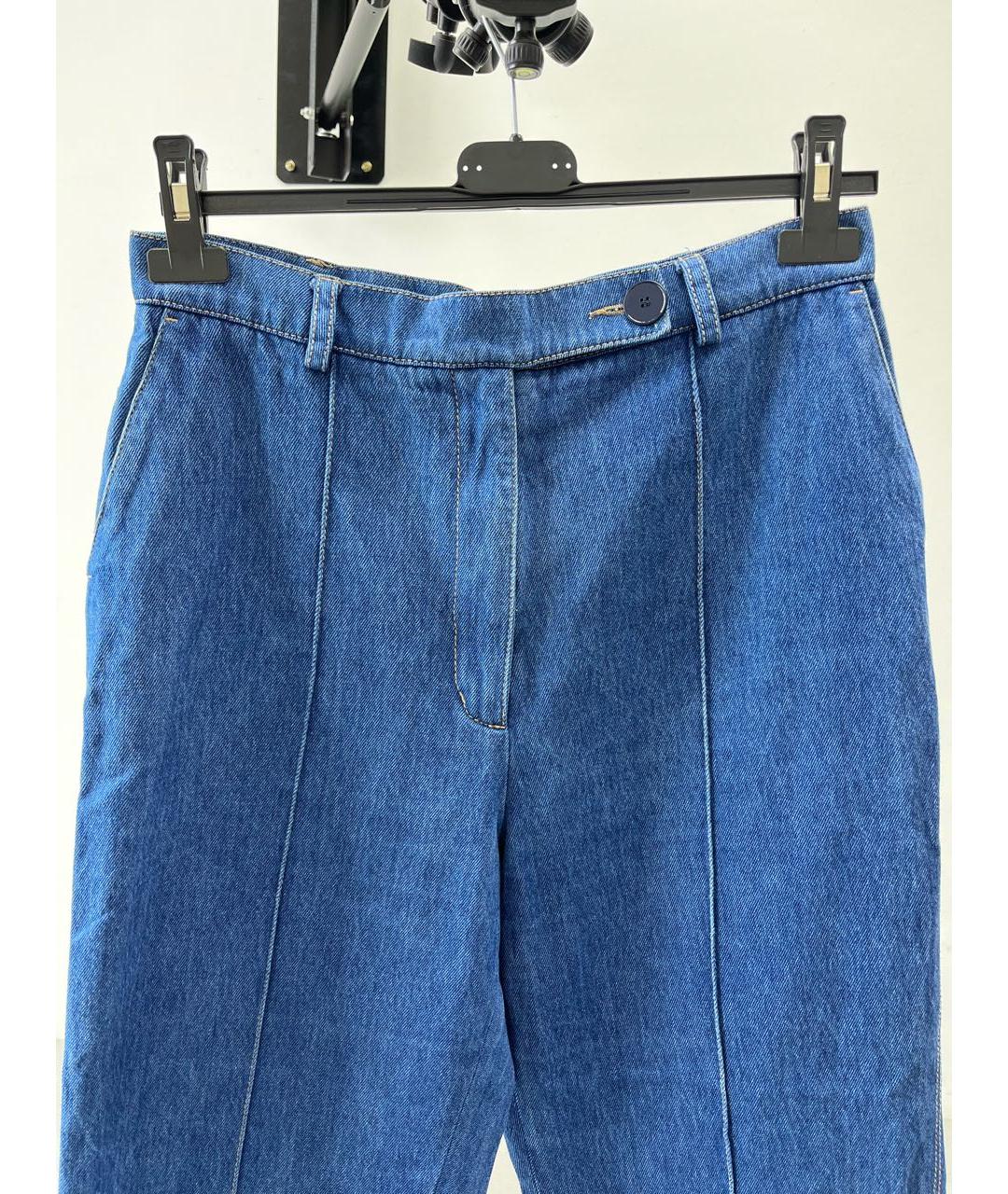 SANDRO Темно-синие хлопковые джинсы слим, фото 4