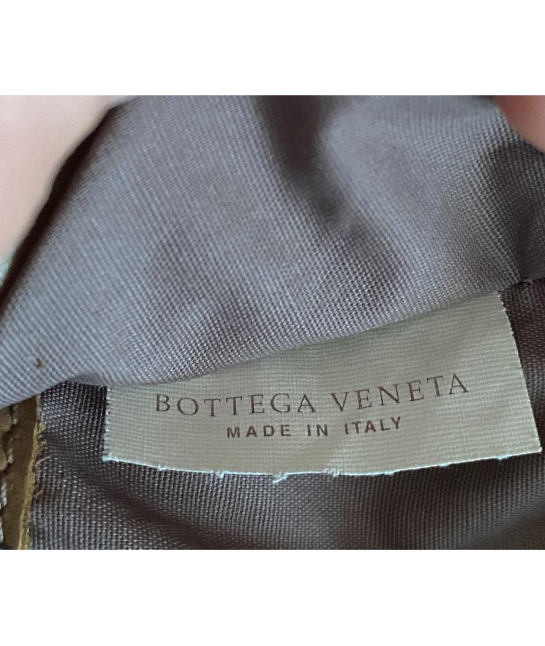 BOTTEGA VENETA Оранжевая кожаная сумка на плечо, фото 5