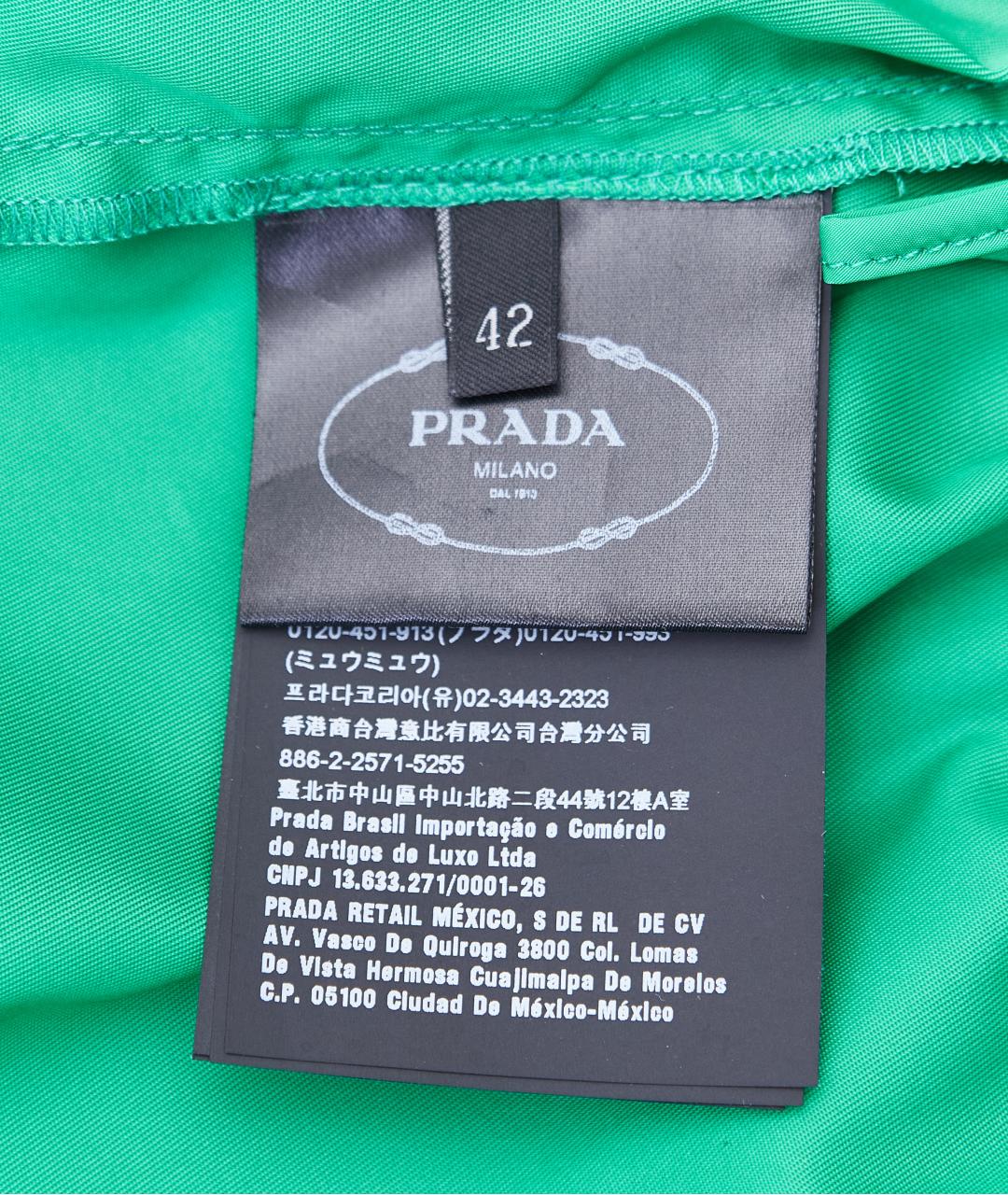 PRADA Зеленые шорты, фото 6