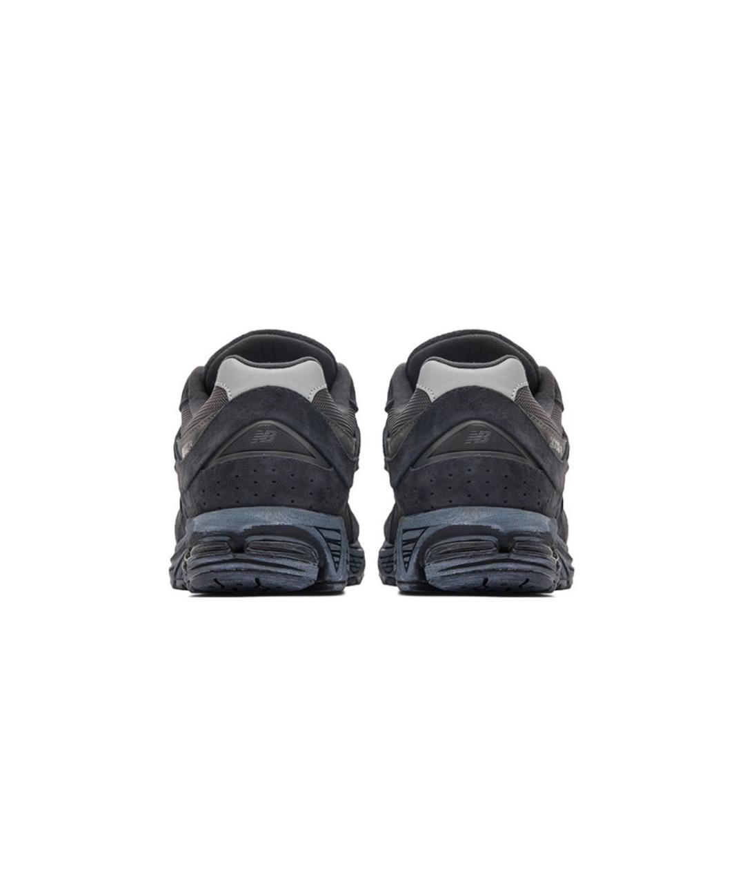 NEW BALANCE Черные замшевые низкие кроссовки / кеды, фото 4