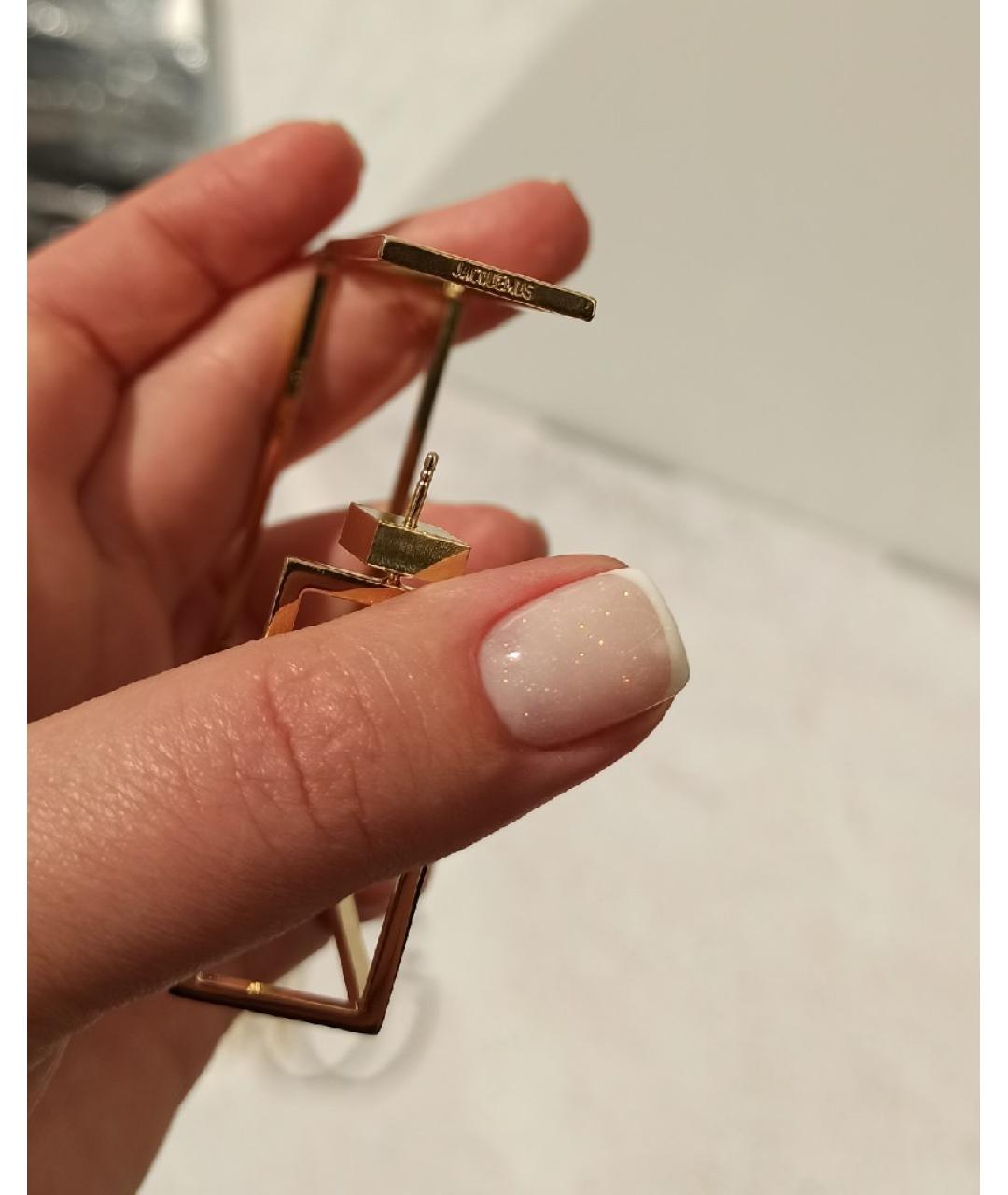 JACQUEMUS Золотые серьги, фото 6