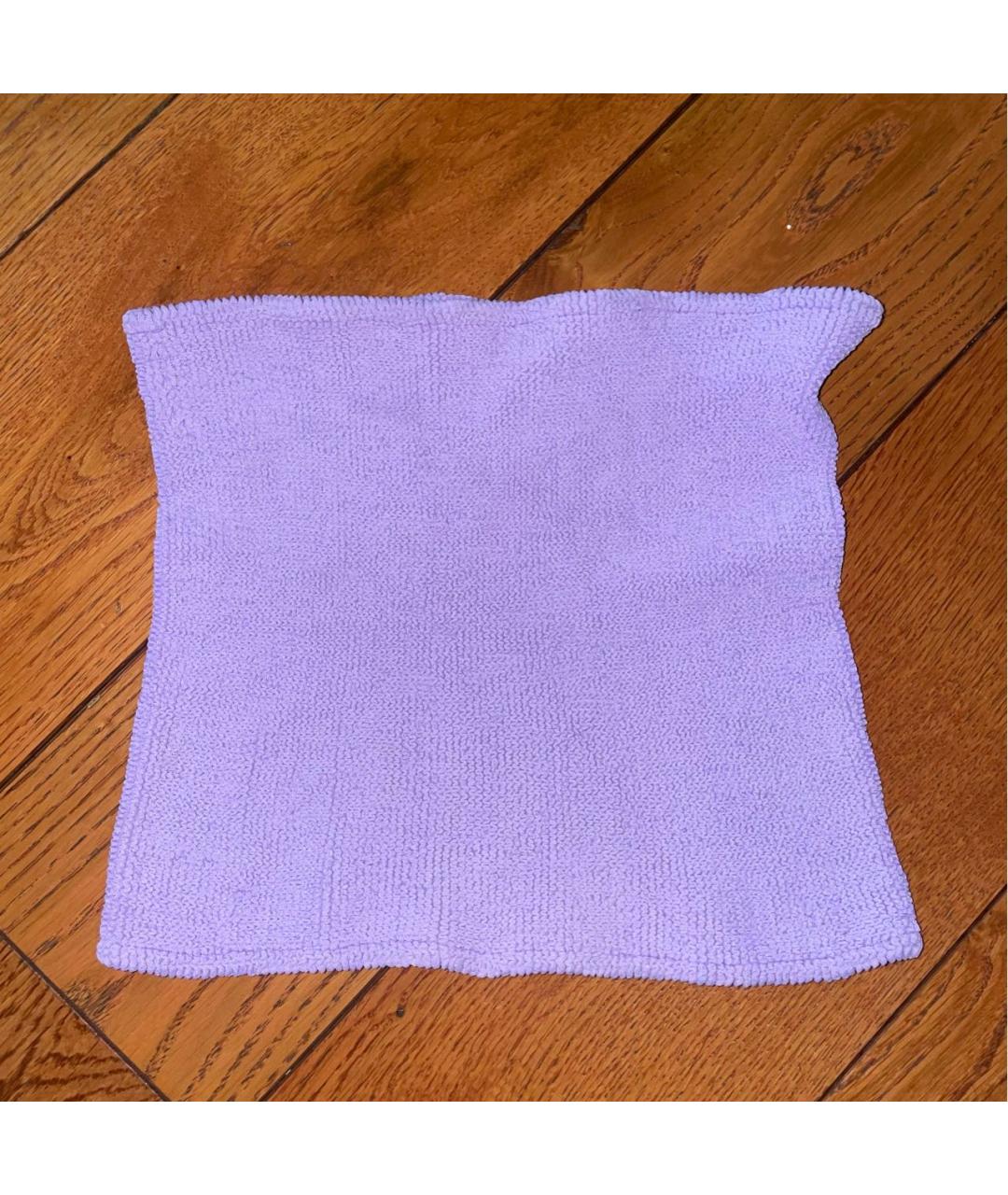 HUNZA G Фиолетовая юбка мини, фото 2