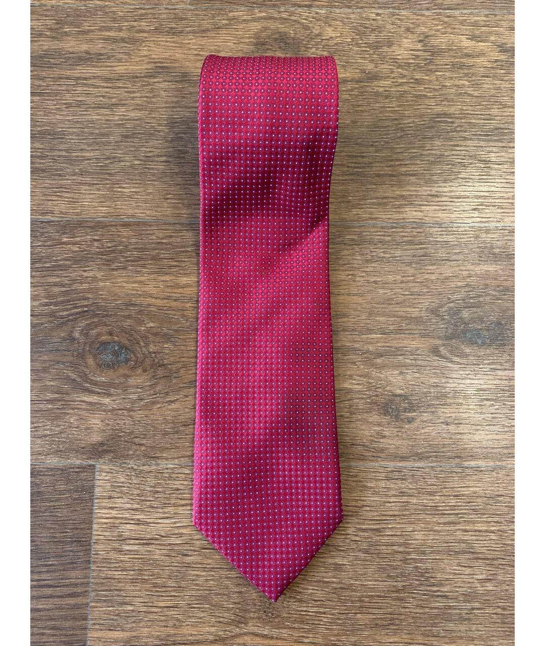 BRIONI Красный шелковый галстук, фото 5
