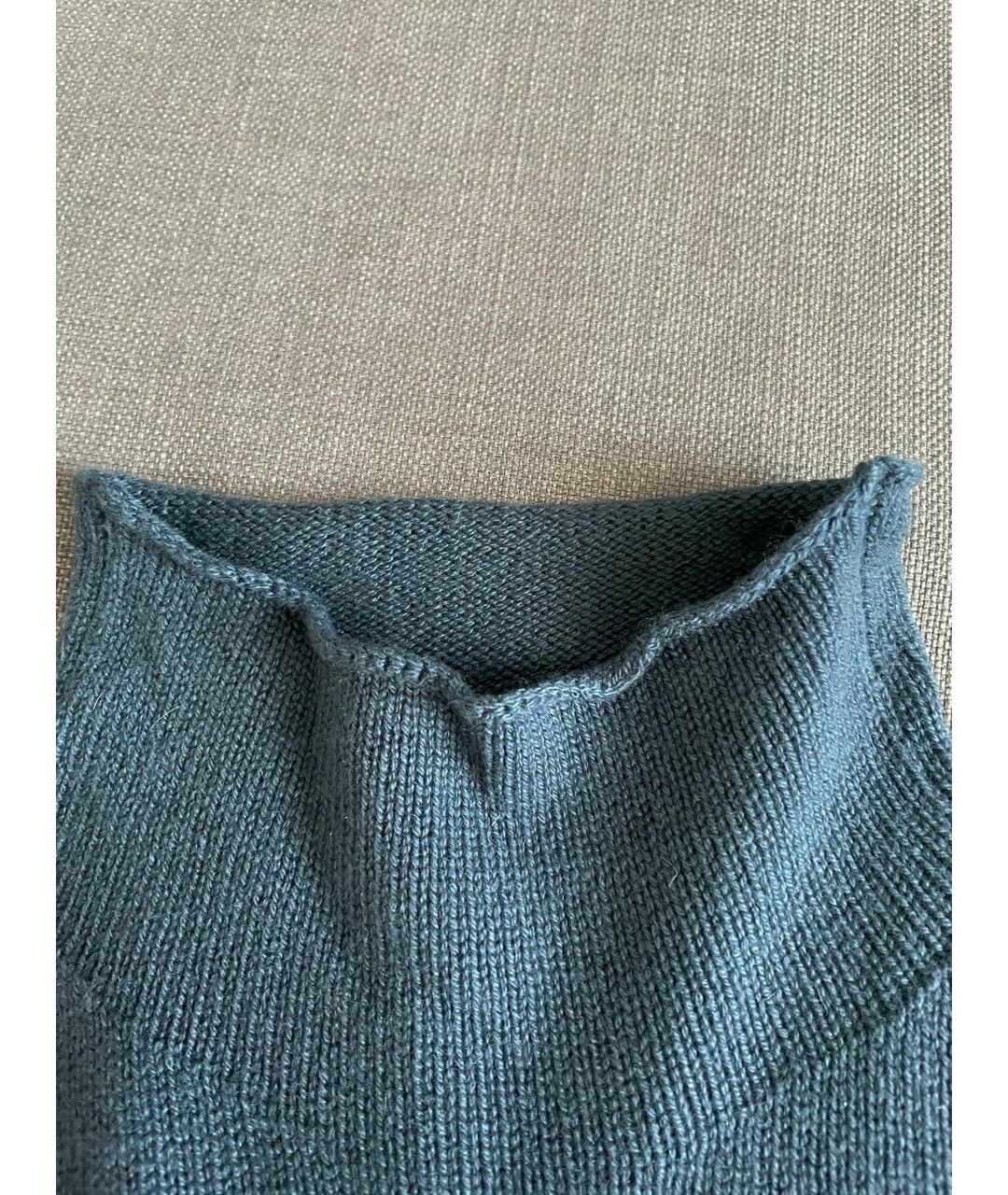 MALO Синий кашемировый джемпер / свитер, фото 6