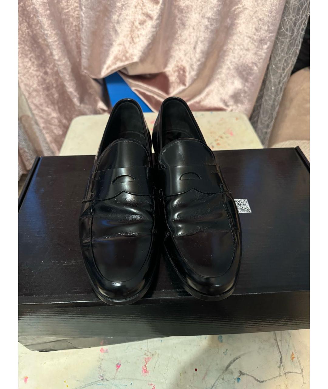 PRADA Черные туфли из лакированной кожи, фото 2