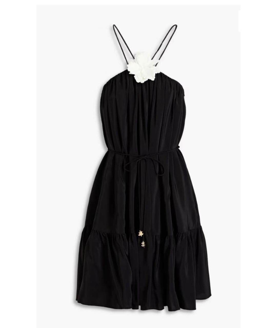 ZIMMERMANN Черное шелковое коктейльное платье, фото 8