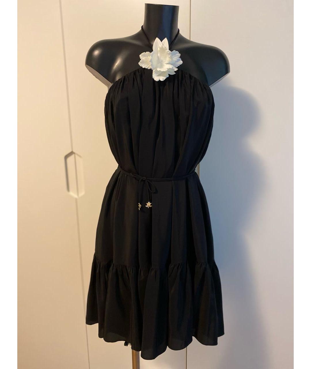 ZIMMERMANN Черное шелковое коктейльное платье, фото 5