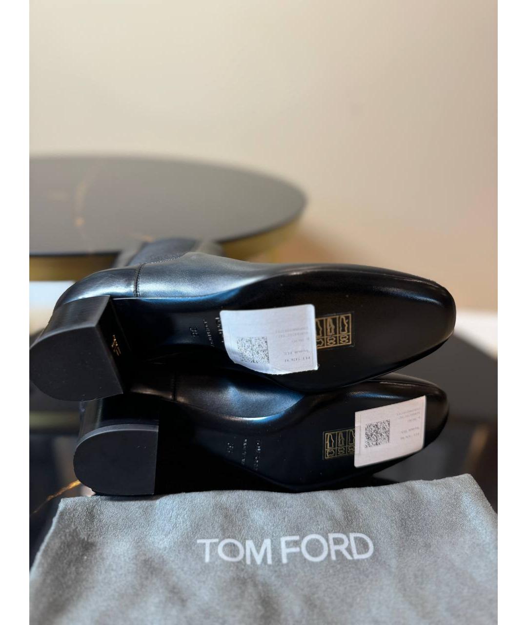 TOM FORD Черные ботинки, фото 3