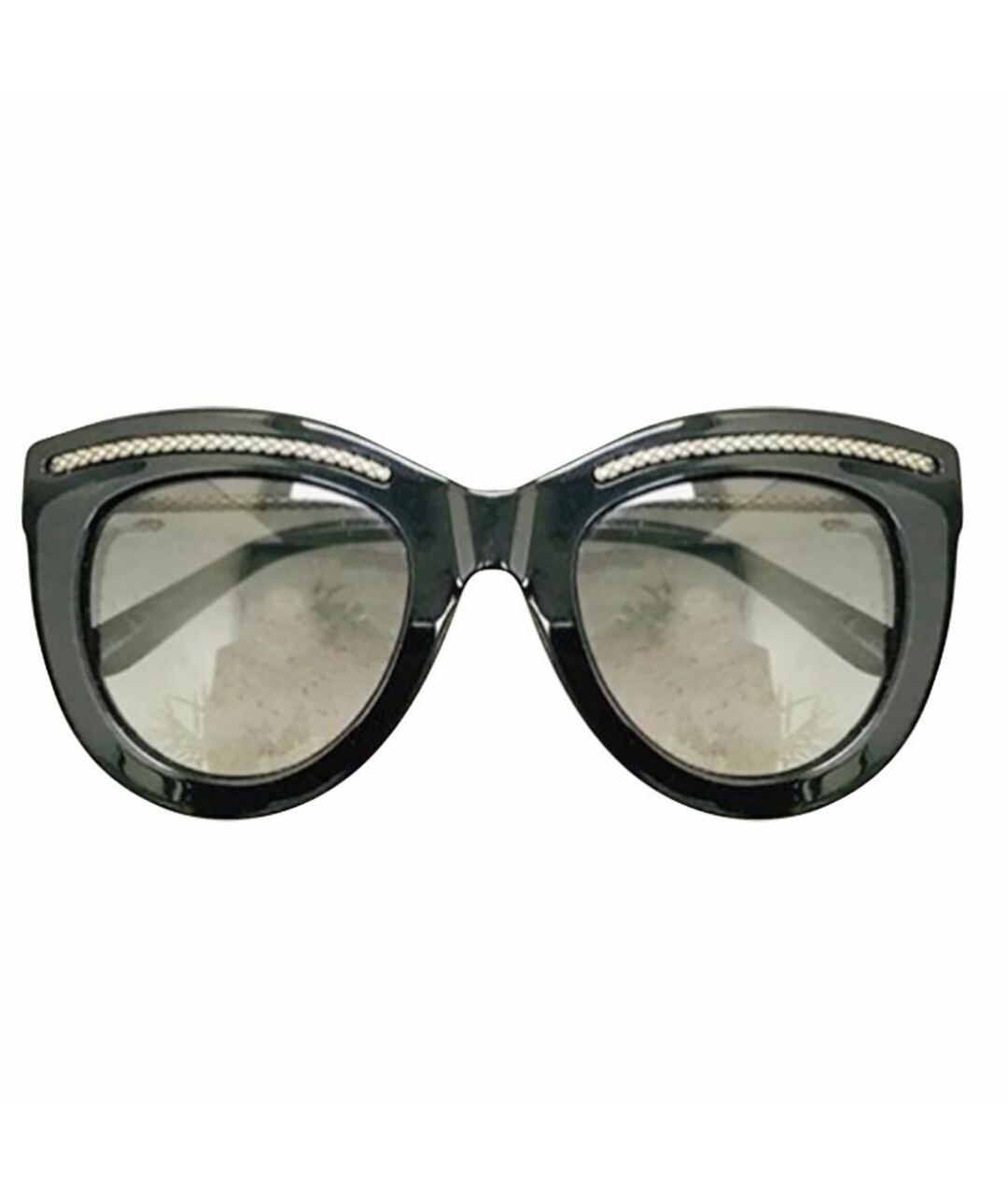 BOTTEGA VENETA Черные пластиковые солнцезащитные очки, фото 1