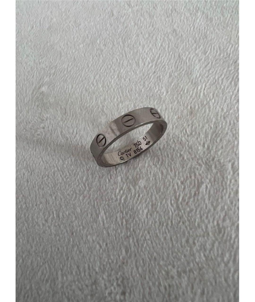 CARTIER Белое кольцо из белого золота, фото 3