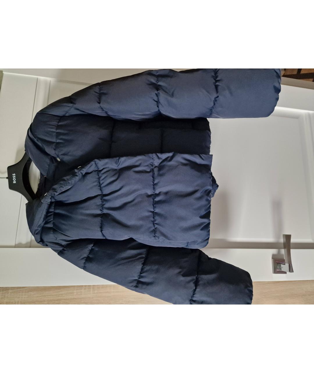 HUGO BOSS Темно-синяя полиамидовая куртка, фото 5