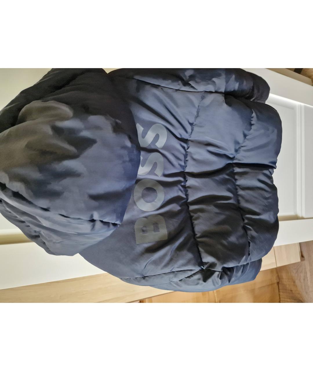 HUGO BOSS Темно-синяя полиамидовая куртка, фото 3