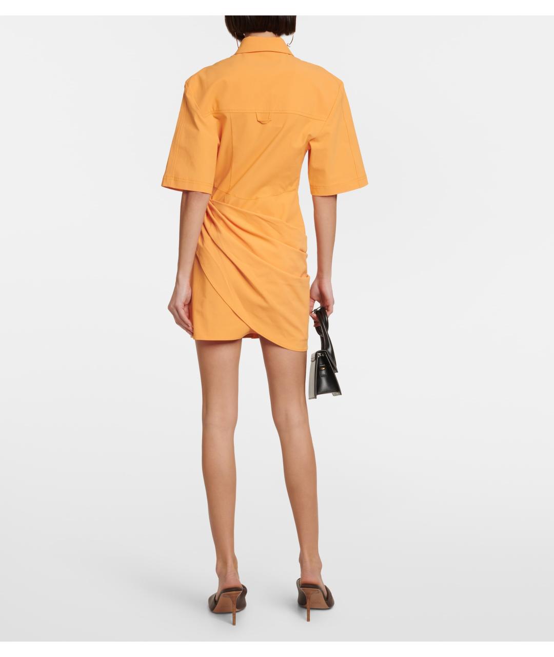 JACQUEMUS Оранжевое повседневное платье, фото 3