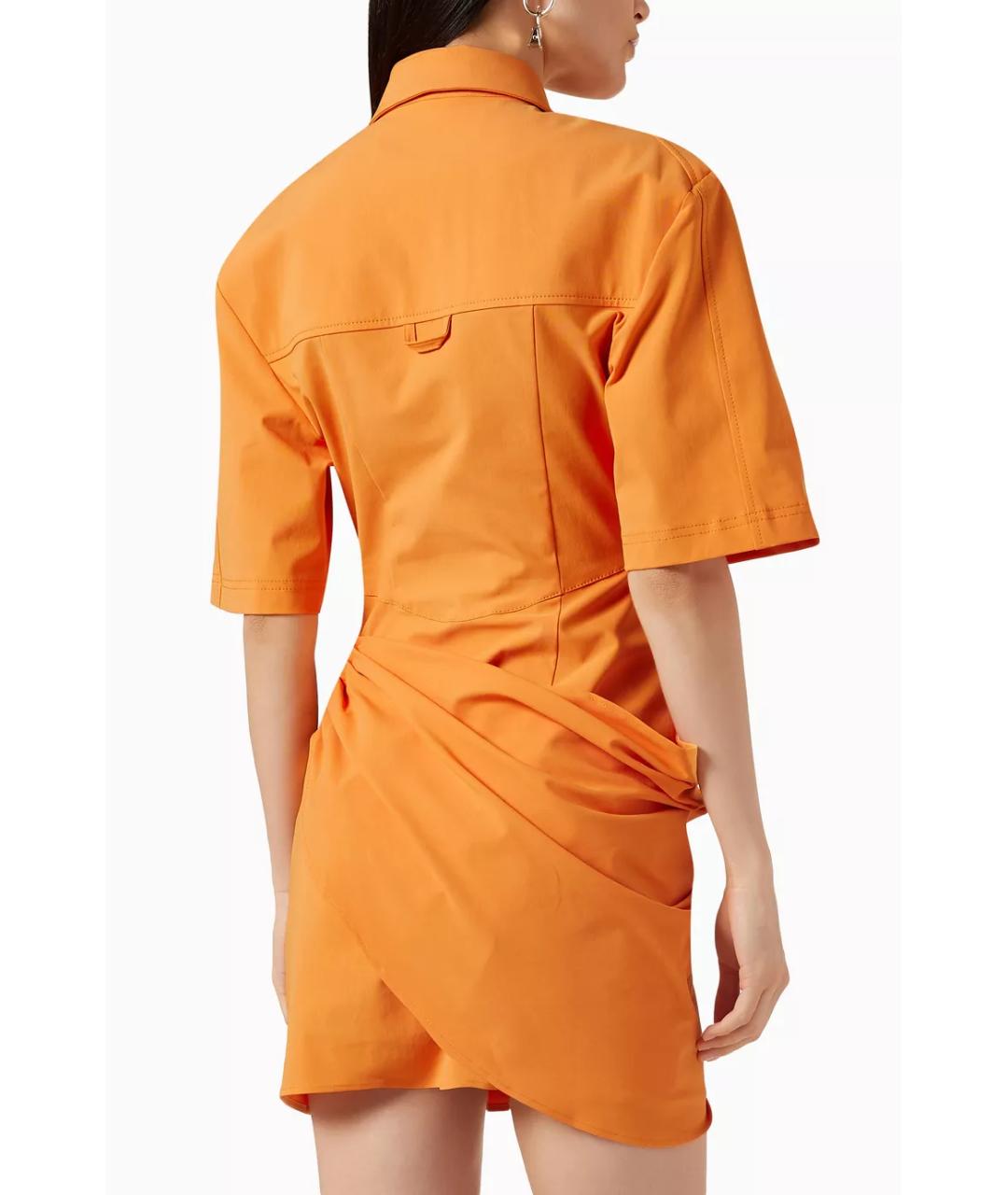 JACQUEMUS Оранжевое повседневное платье, фото 5