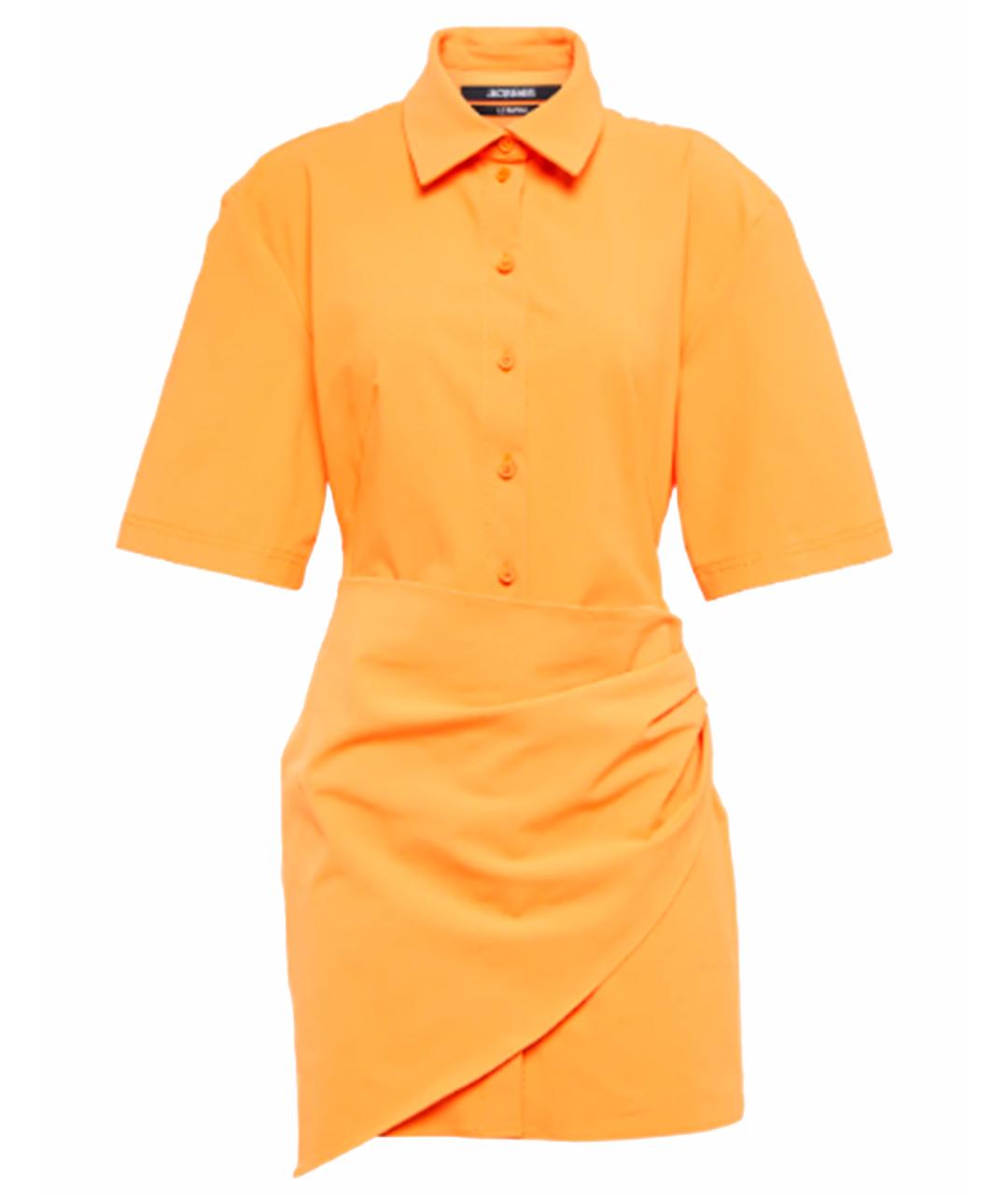 JACQUEMUS Оранжевое повседневное платье, фото 1