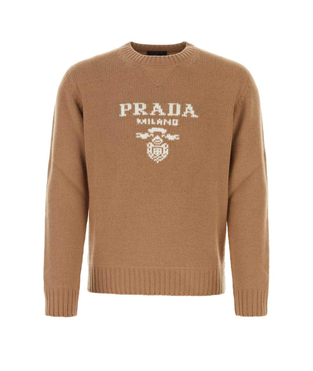 PRADA Бежевый джемпер / свитер, фото 1