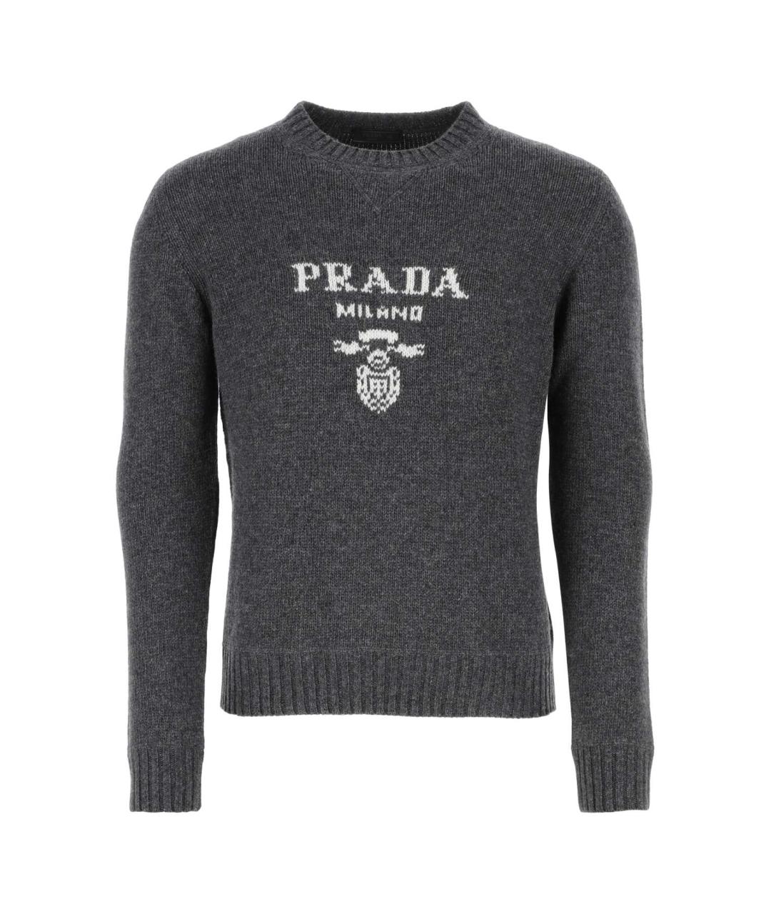 PRADA Серый джемпер / свитер, фото 1