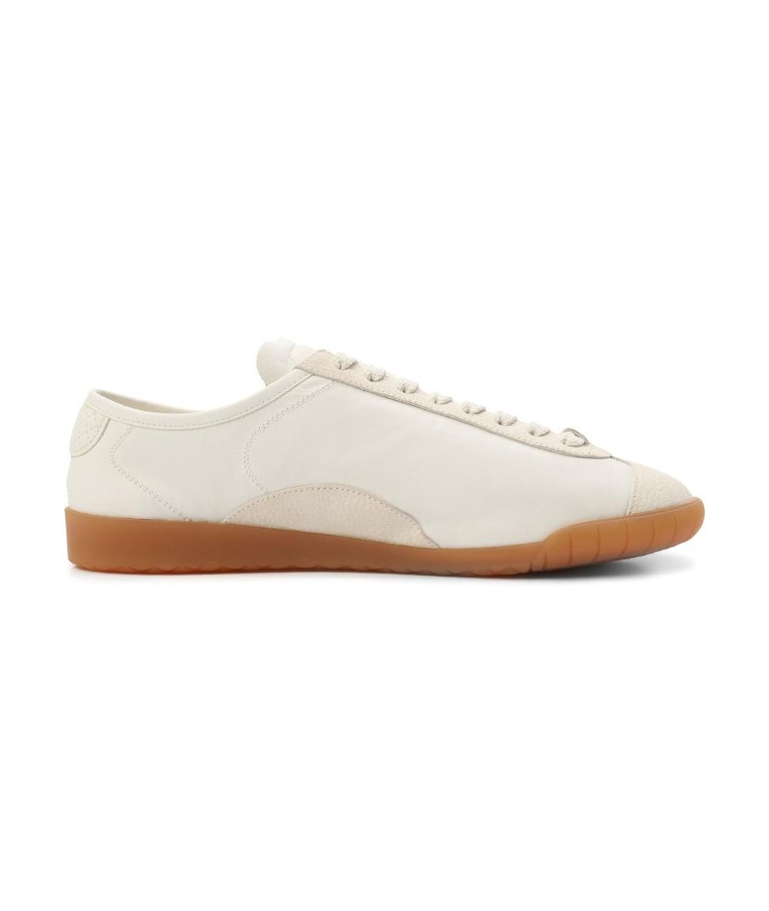 CHANEL Белые кожаные кроссовки, фото 8