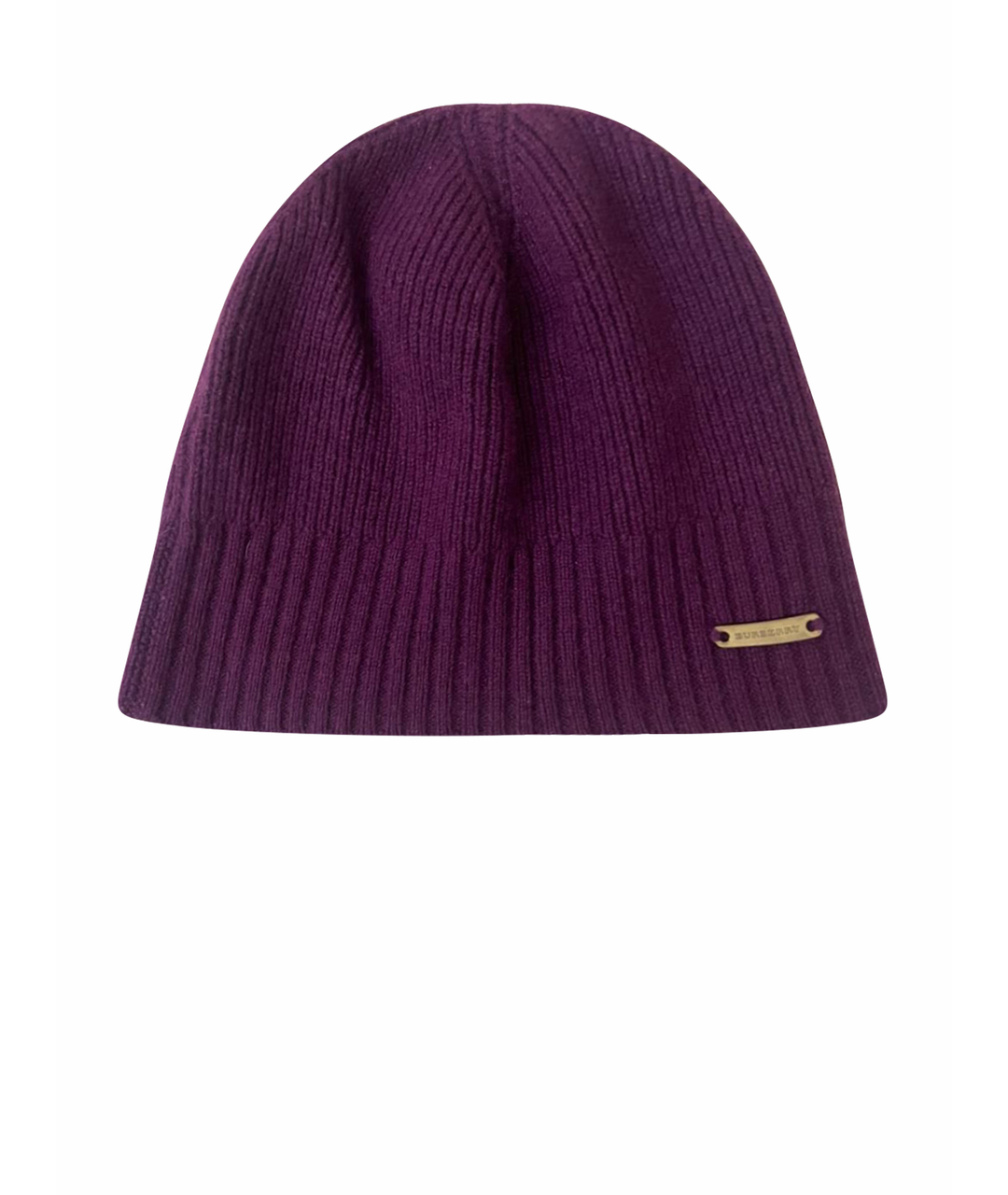 BURBERRY Фиолетовая кашемировая шапка, фото 1