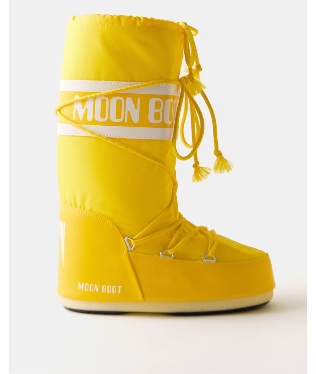 MOON BOOT Желтые ботинки, фото 6