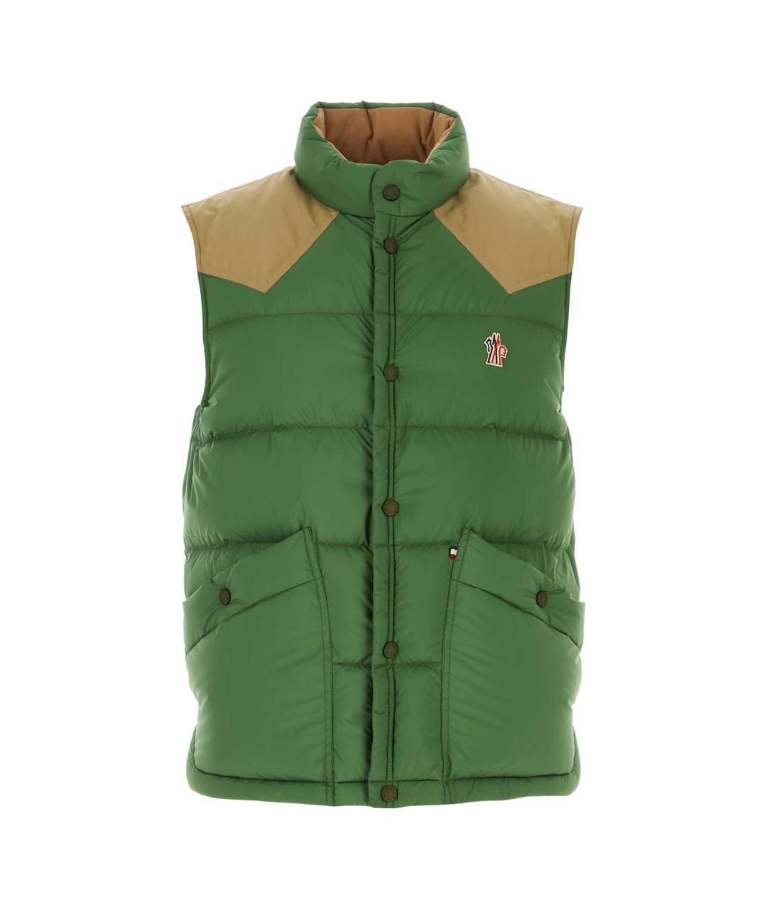 MONCLER Зеленый жилет, фото 1