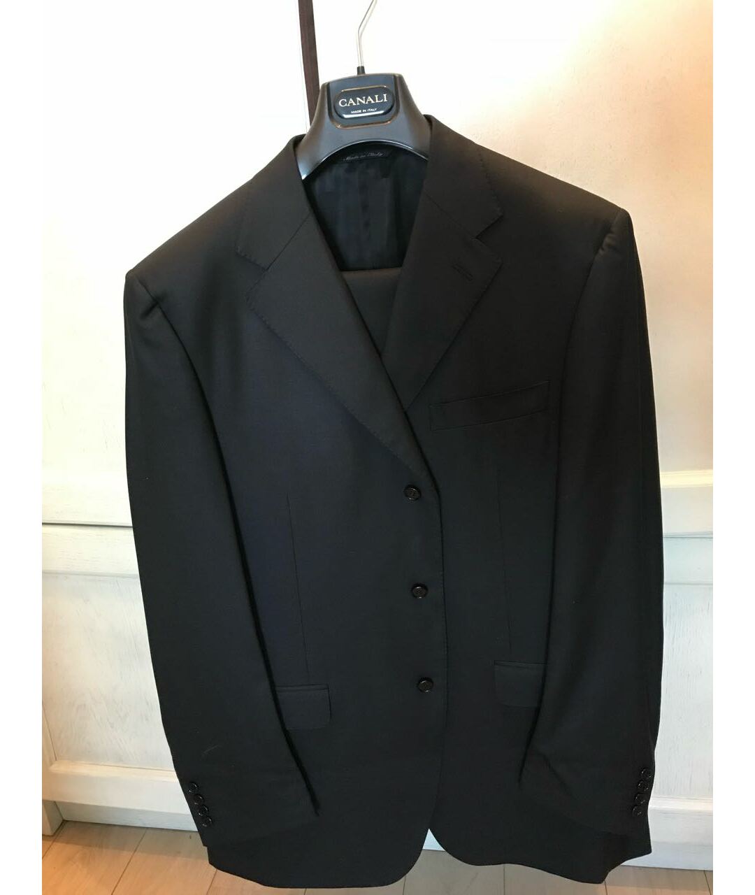 CANALI Черный классический костюм, фото 7