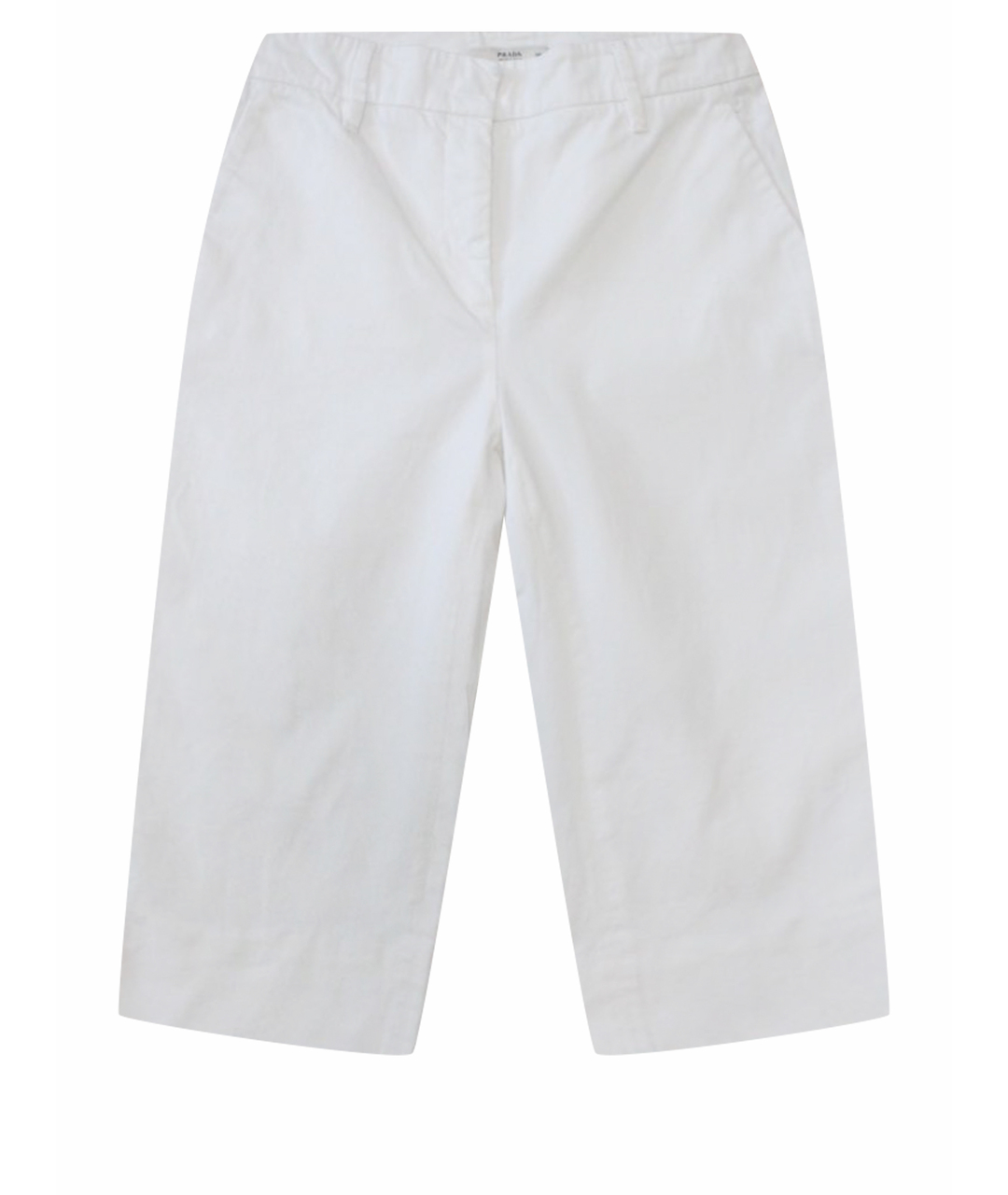 PRADA Белые хлопковые шорты, фото 1