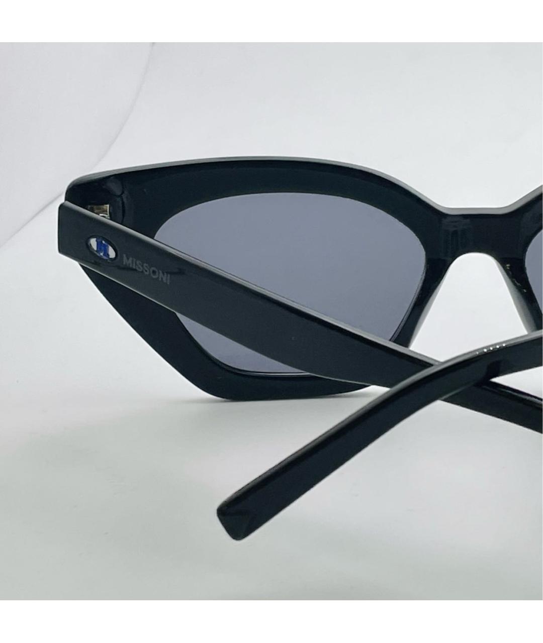 MISSONI Черные пластиковые солнцезащитные очки, фото 8