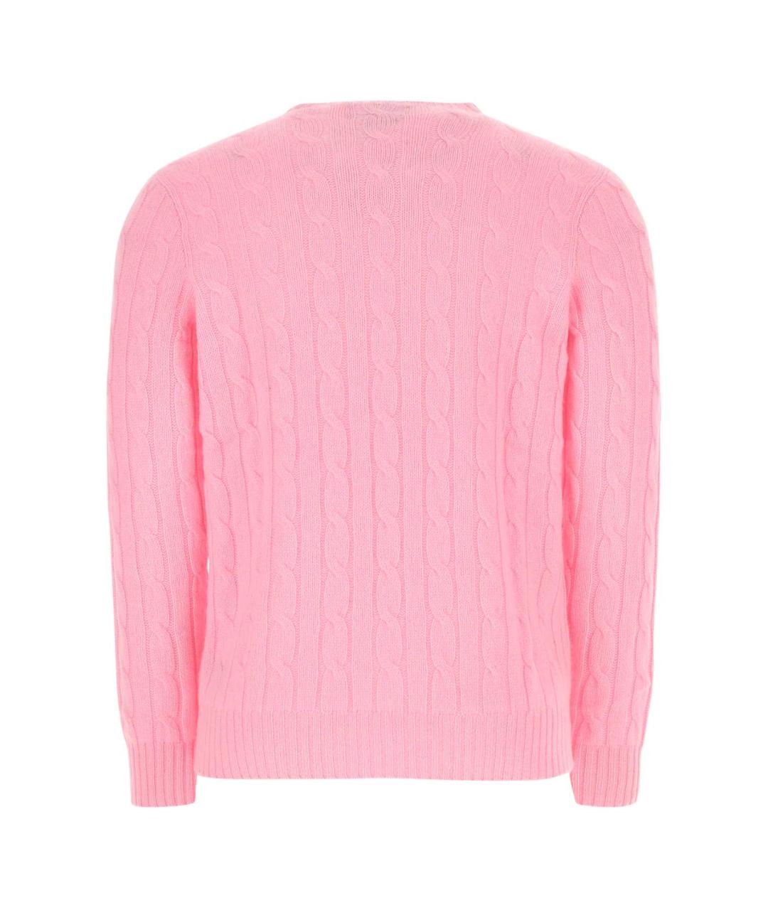POLO RALPH LAUREN Розовый кашемировый джемпер / свитер, фото 2