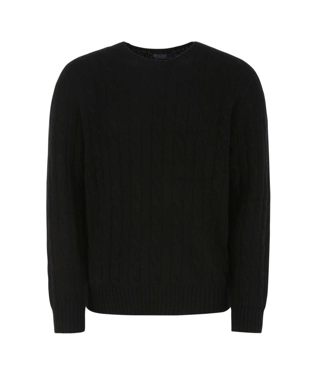 POLO RALPH LAUREN Черный кашемировый джемпер / свитер, фото 1