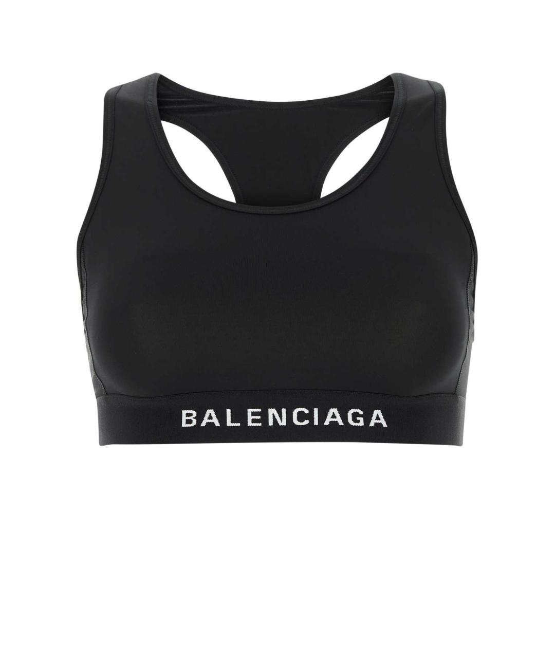 BALENCIAGA Черная майка, фото 1