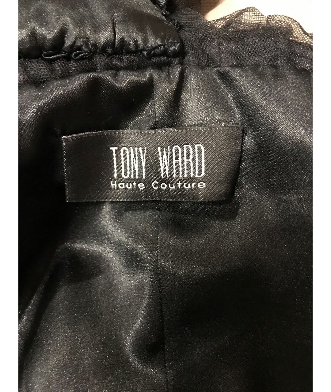 TONY WARD Черное вечернее платье, фото 7