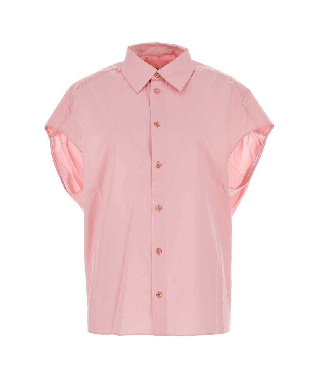 MARNI Розовая хлопковая блузы, фото 1