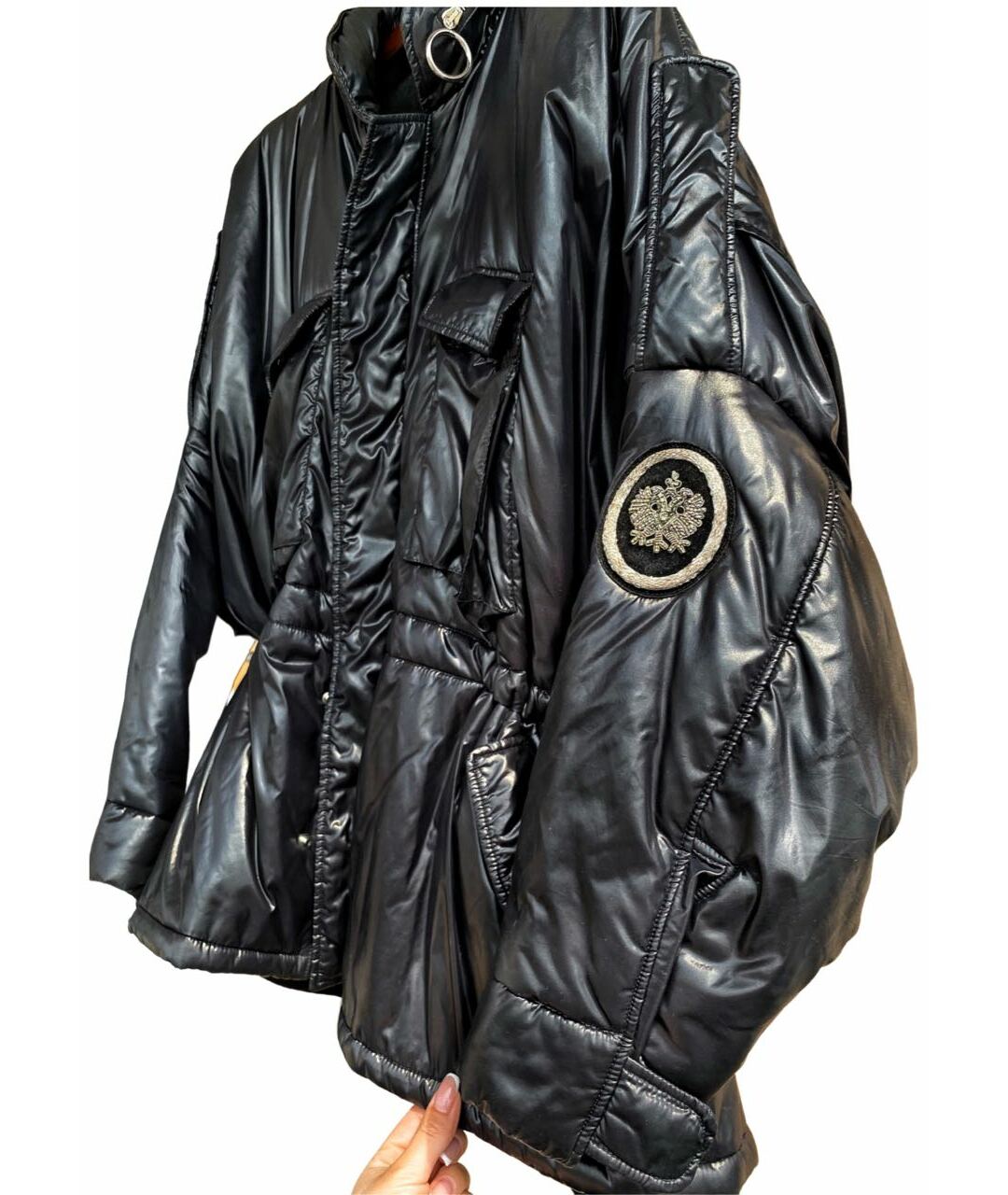 IRFE Черная полиамидовая куртка, фото 4