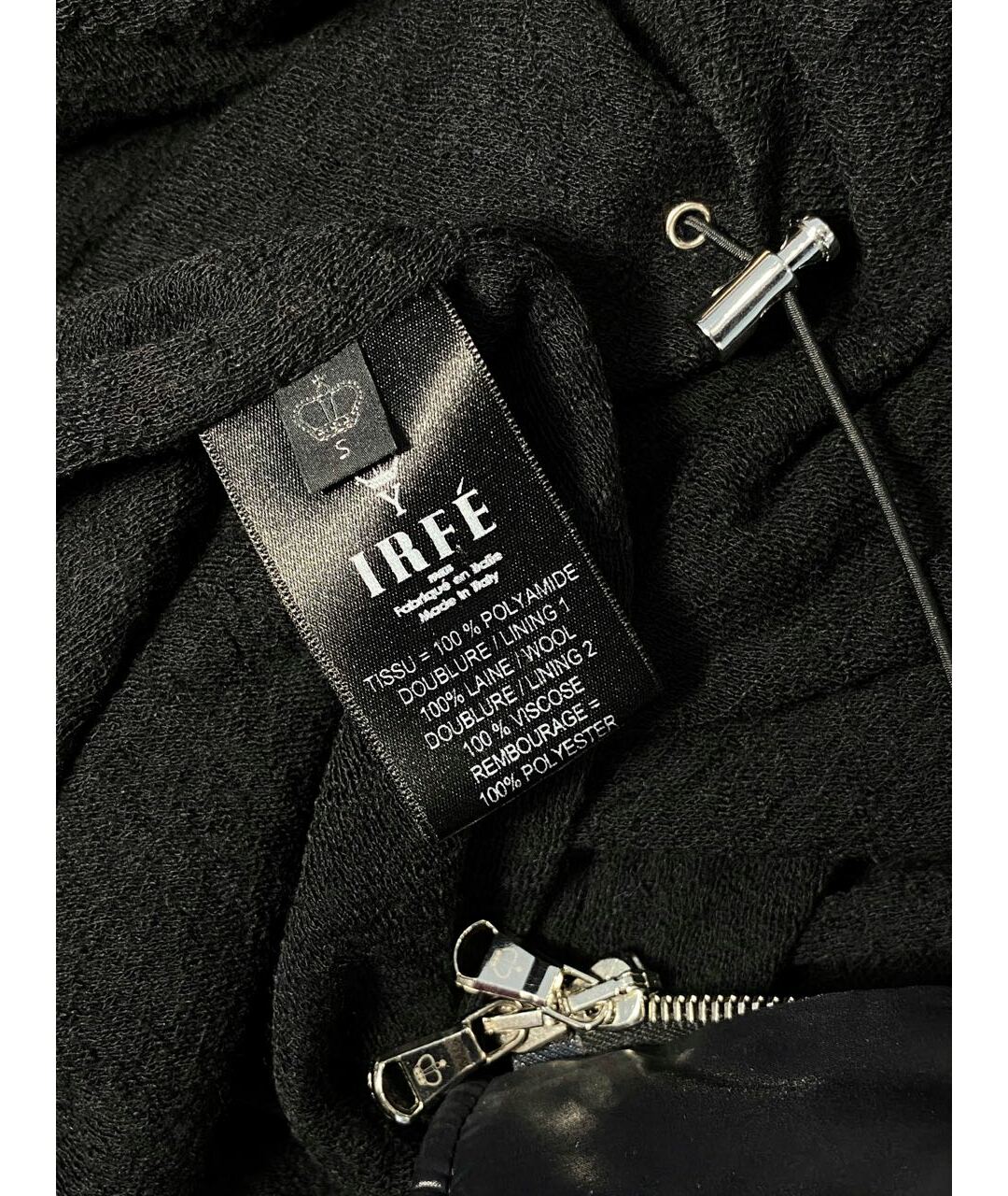 IRFE Черная полиамидовая куртка, фото 6