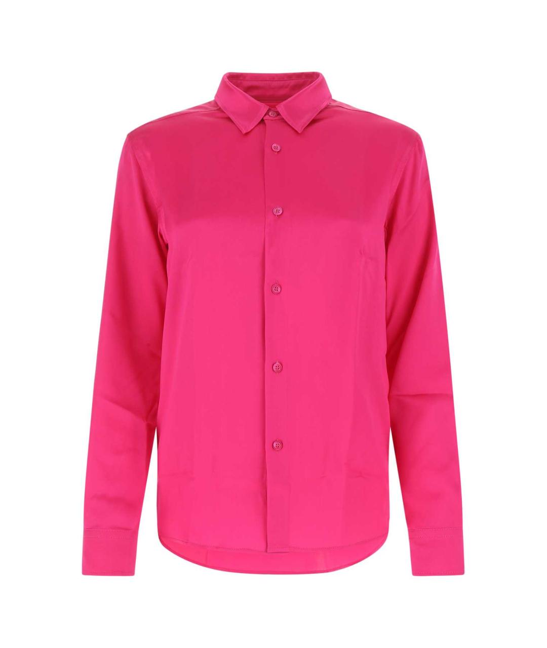 AMI Розовая шелковая рубашка, фото 1