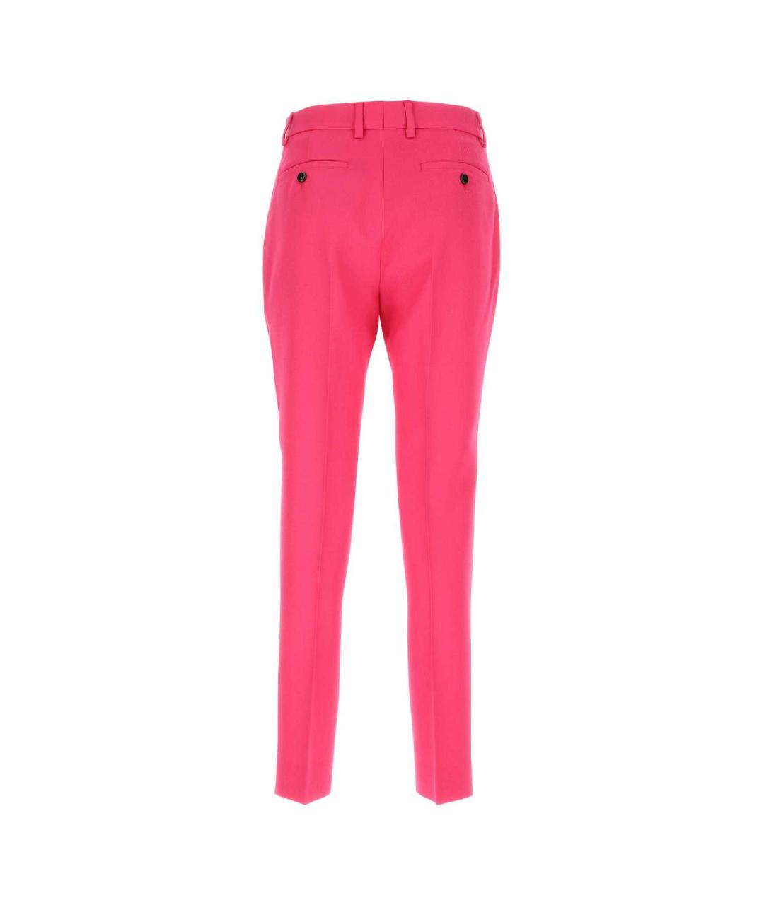AMI Розовые прямые брюки, фото 2