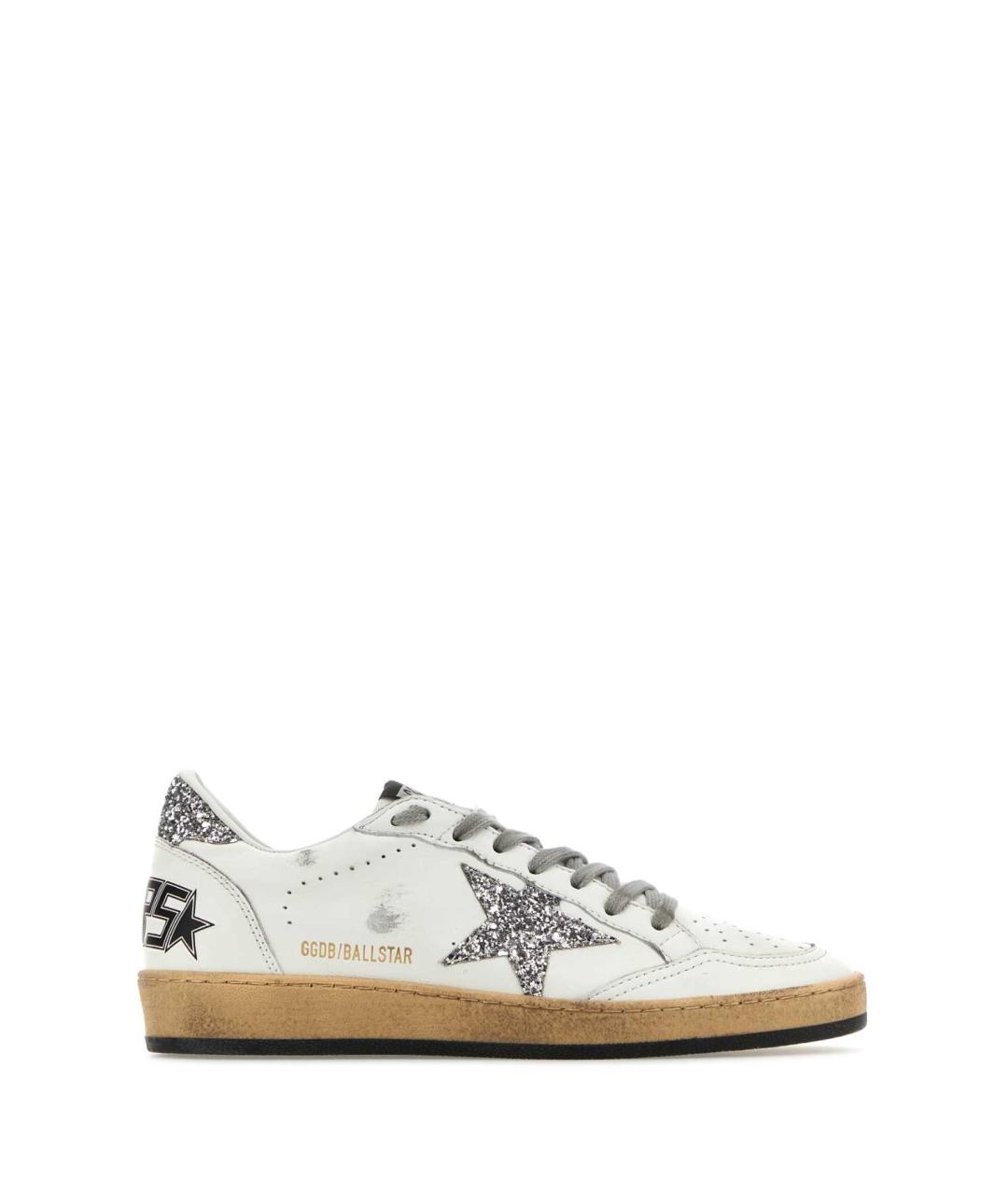 GOLDEN GOOSE DELUXE BRAND Белые кожаные кеды, фото 1